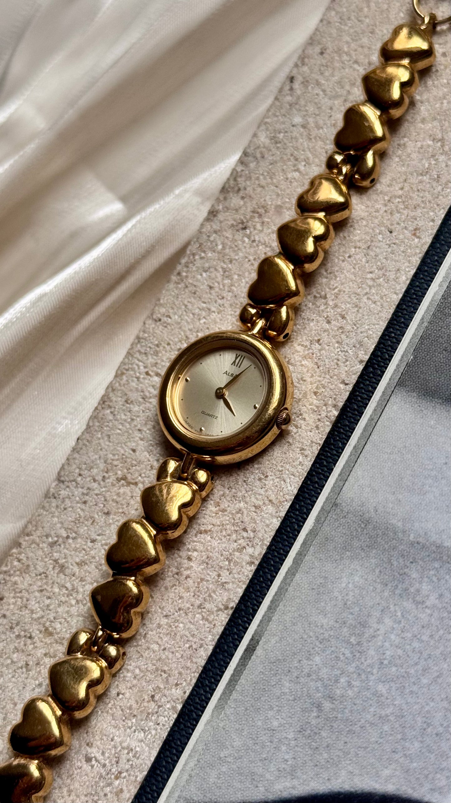 Seiko Alba Vintage Watch Gold Plated