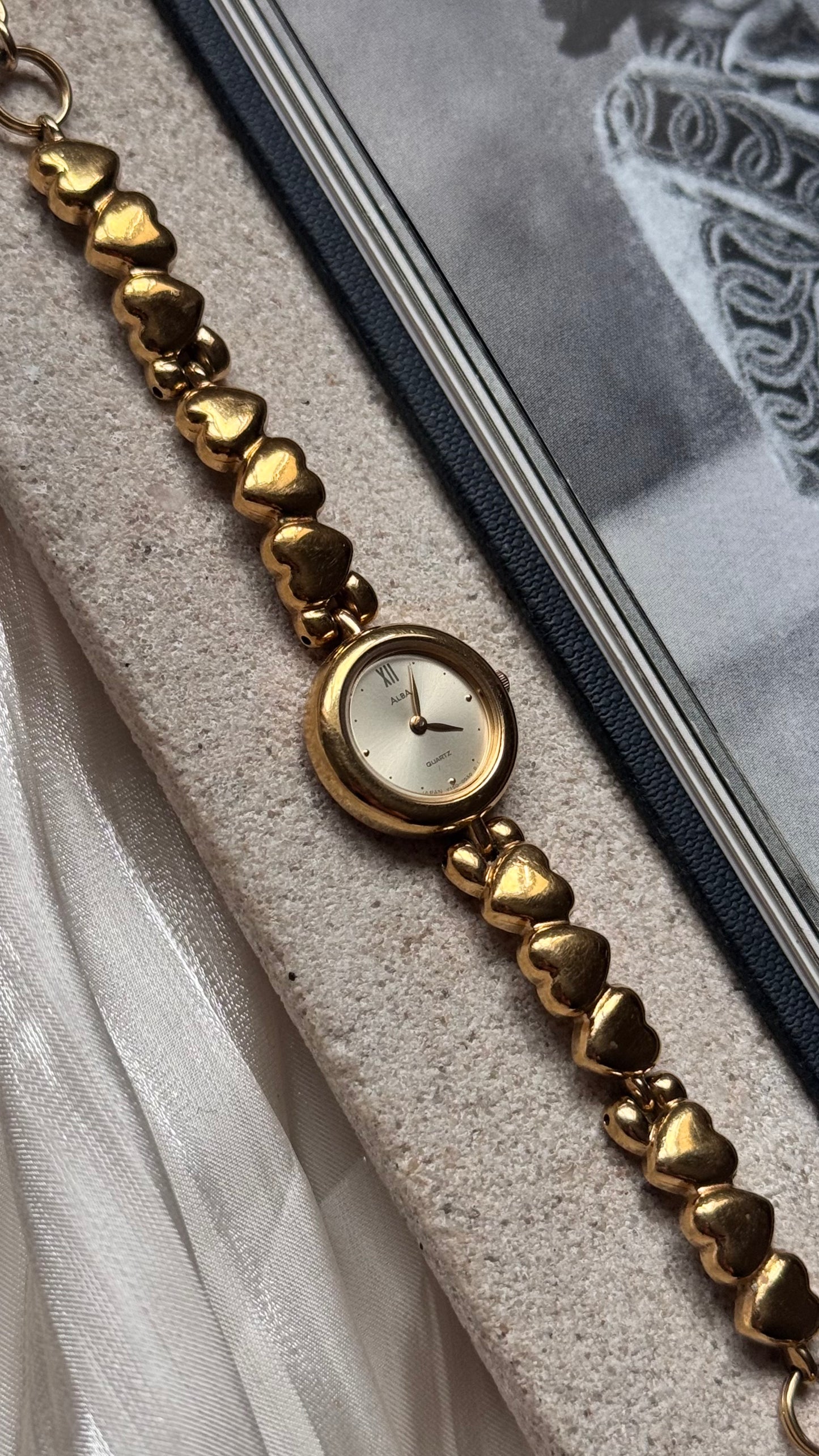 Seiko Alba Vintage Watch Gold Plated