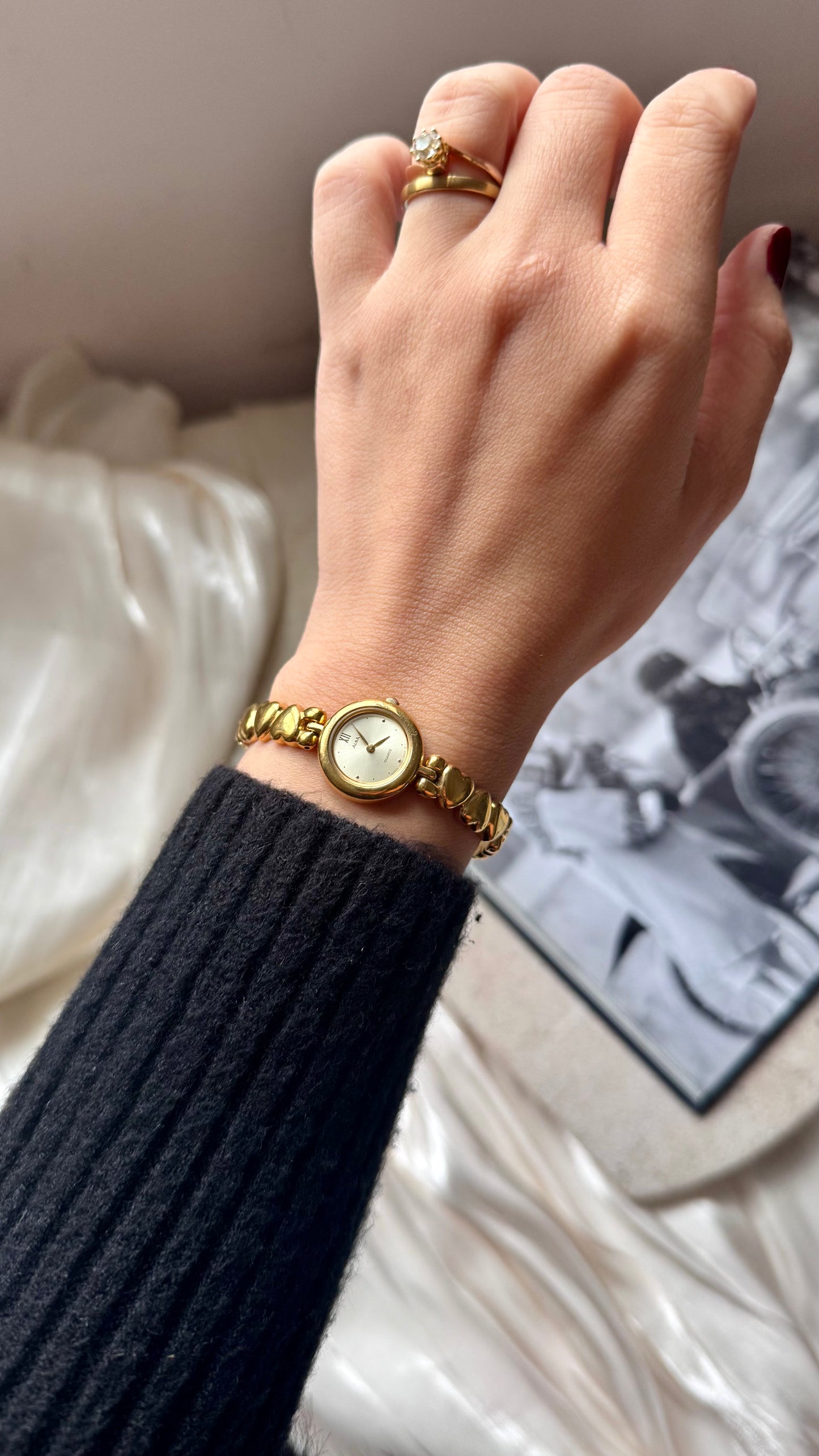 Seiko Alba Vintage Watch Gold Plated