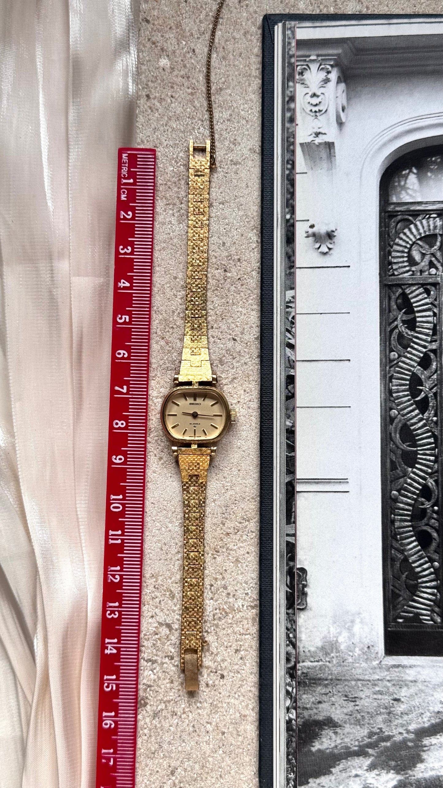 Seiko vintage watch - 18k gold plated 1976