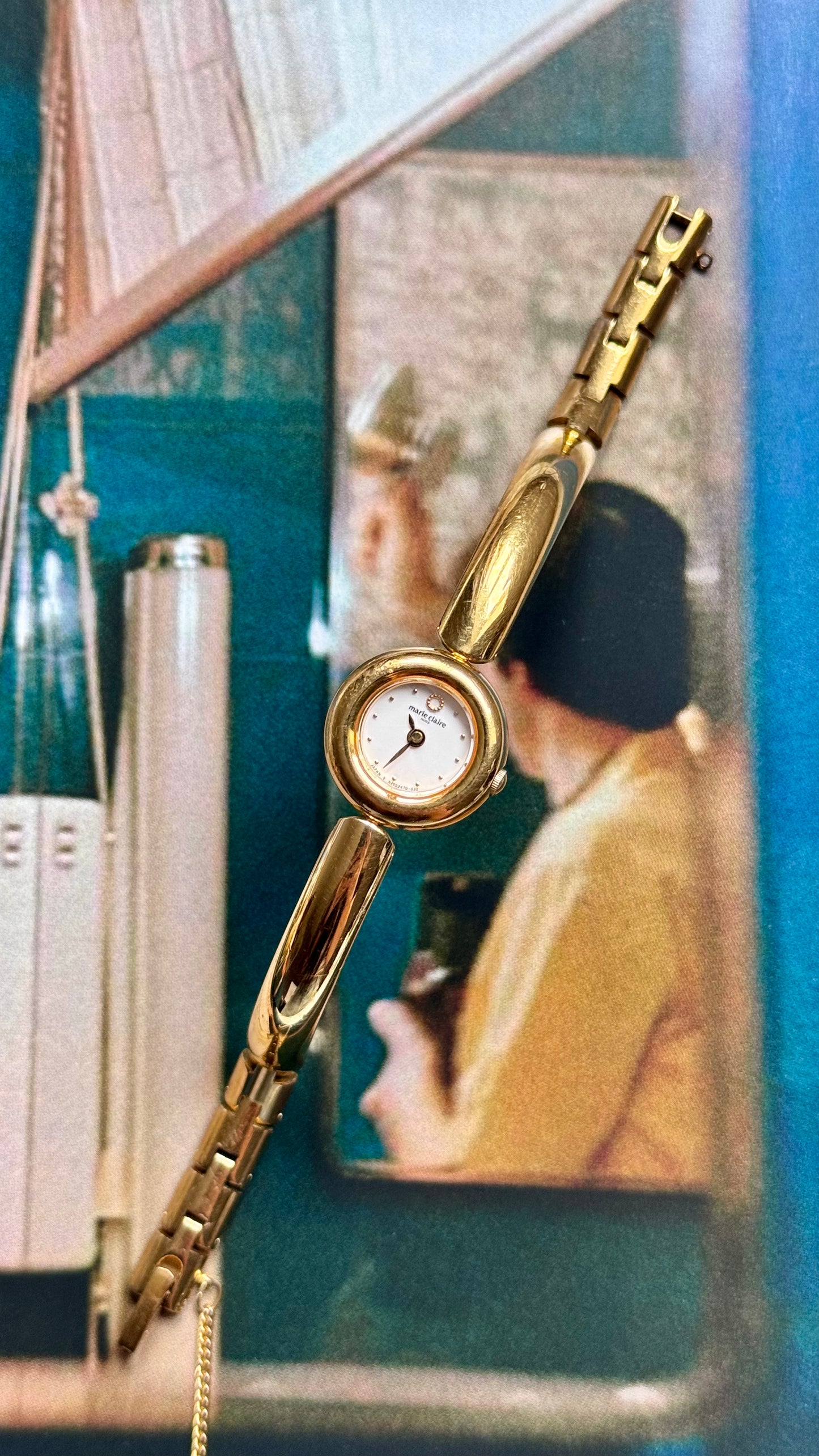 Marie Claire vintage watch - 18ct Gold Plated