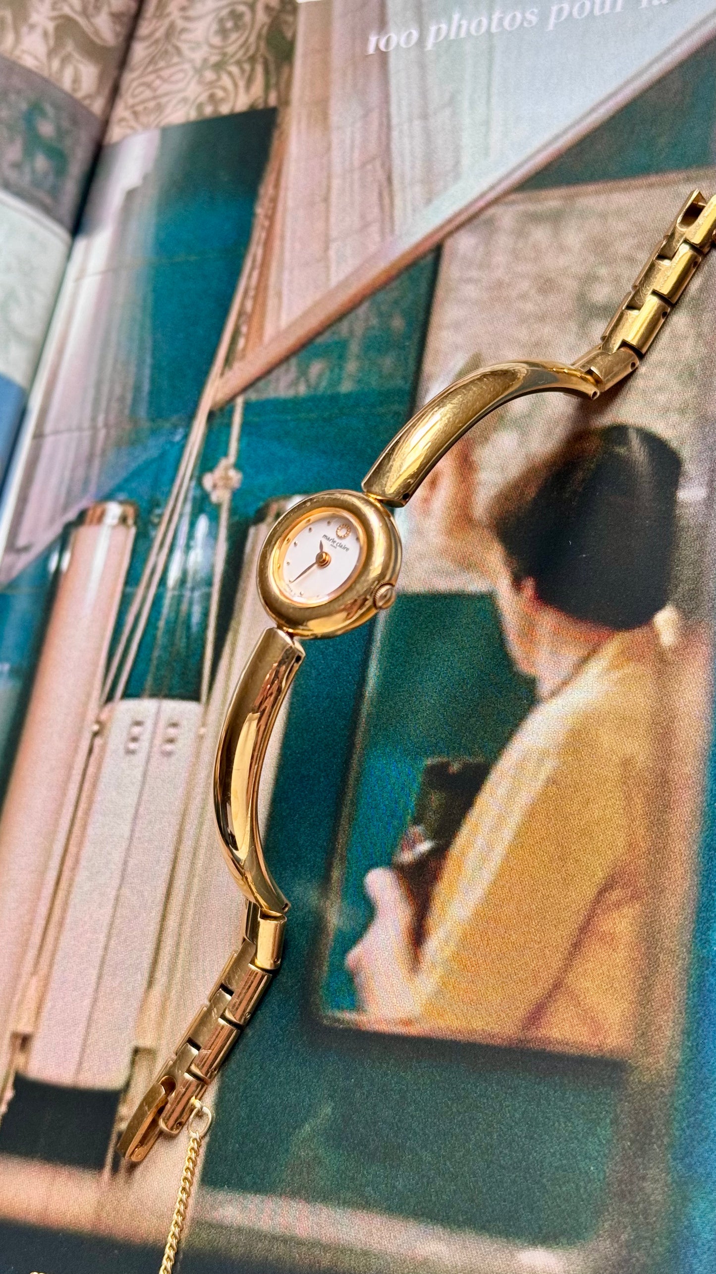 Marie Claire vintage watch - 18ct Gold Plated