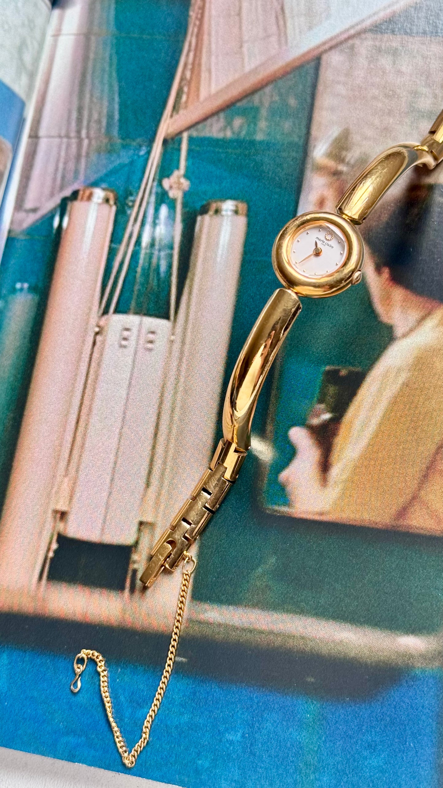 Marie Claire vintage watch - 18ct Gold Plated