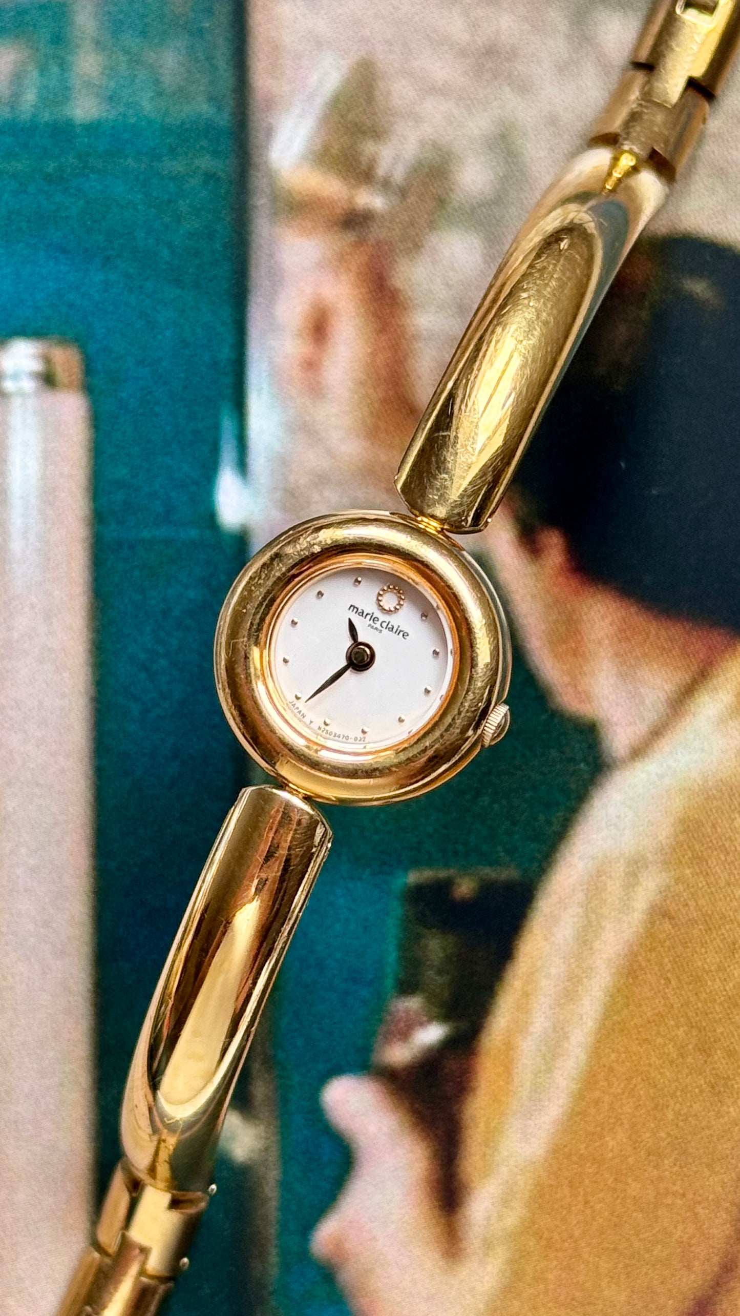 Marie Claire vintage watch - 18ct Gold Plated