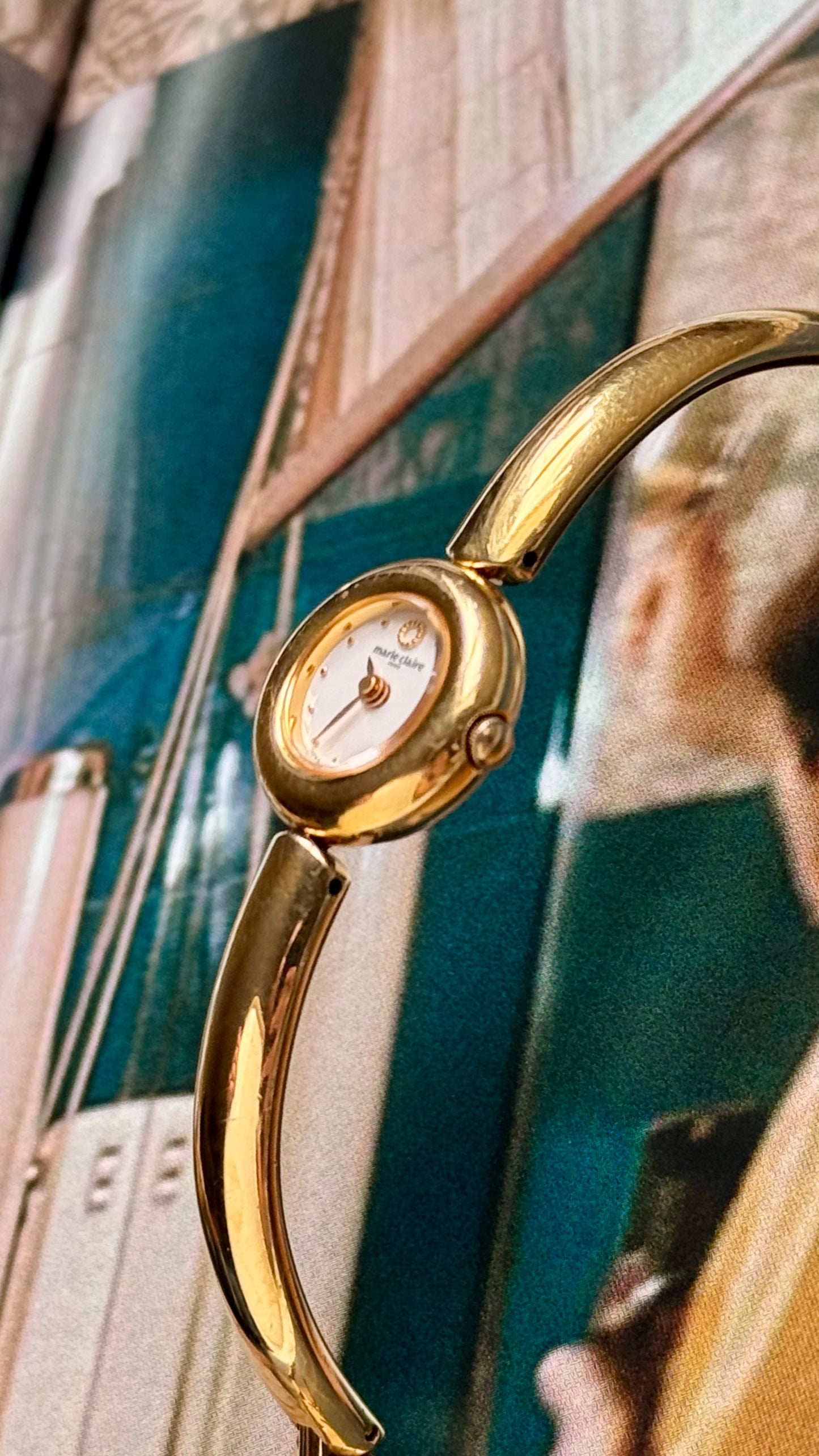 Marie Claire vintage watch - 18ct Gold Plated