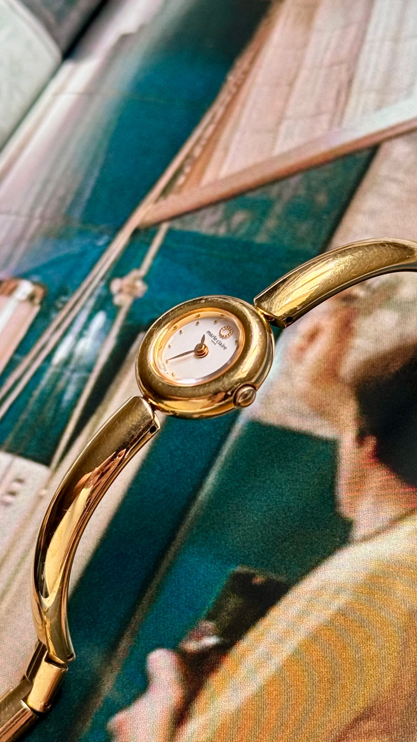 Marie Claire vintage watch - 18ct Gold Plated