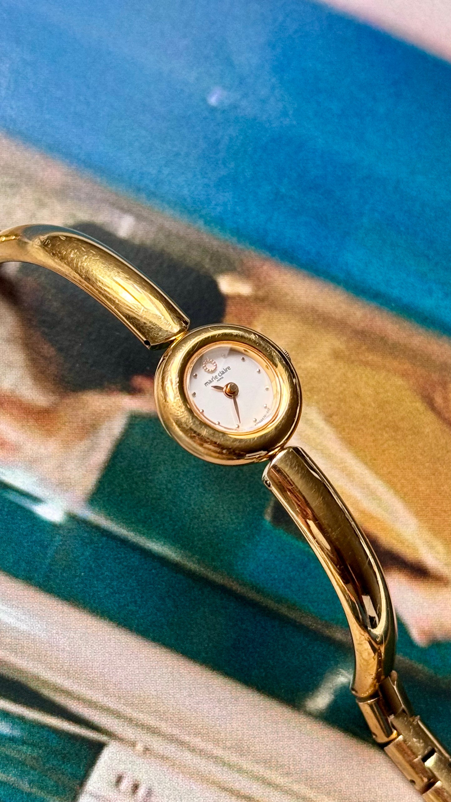 Marie Claire vintage watch - 18ct Gold Plated
