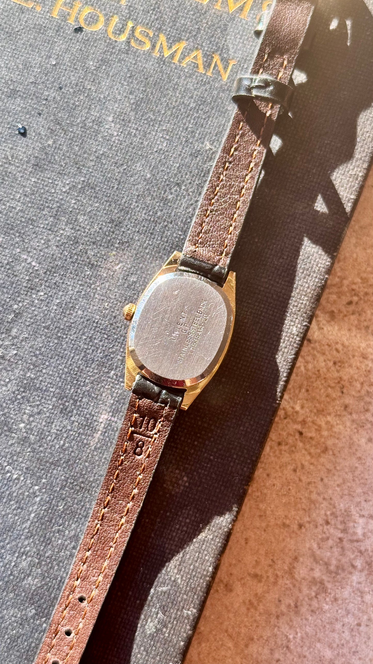 ORIENT Roman numerals Vintage Watch 1980s
