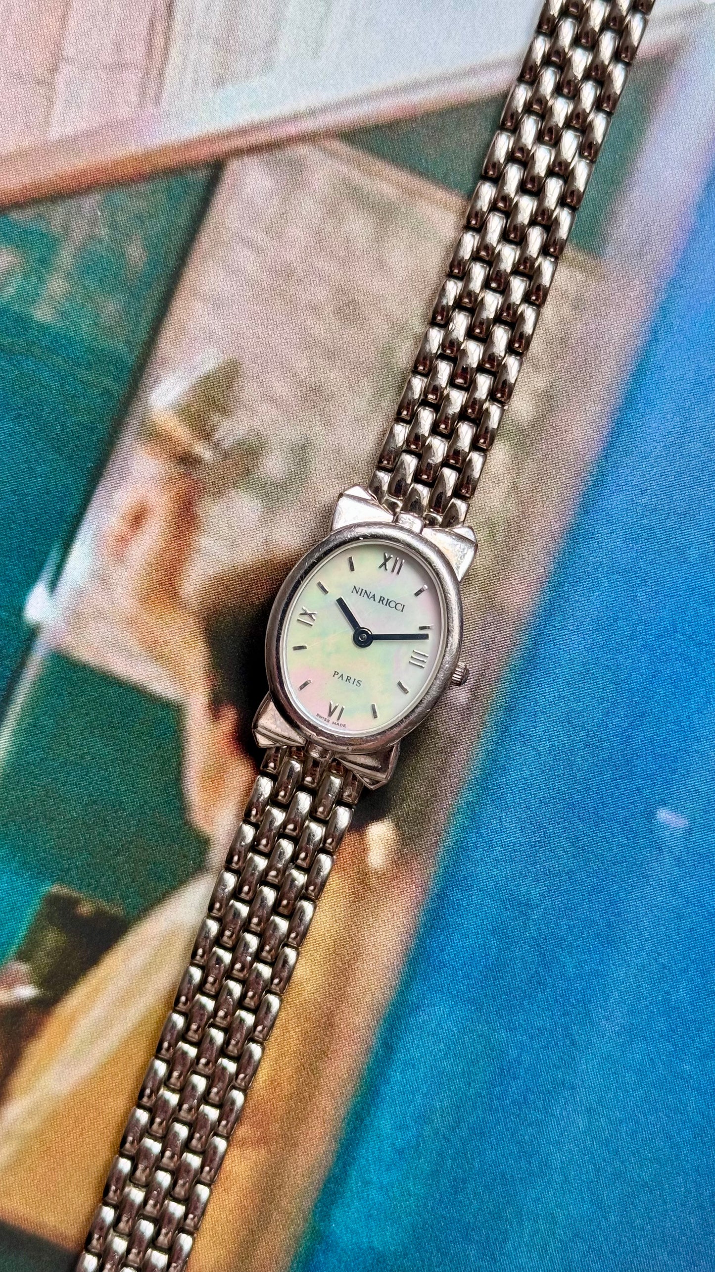 Nina Ricci vintage watch - Mother of Pearl dial