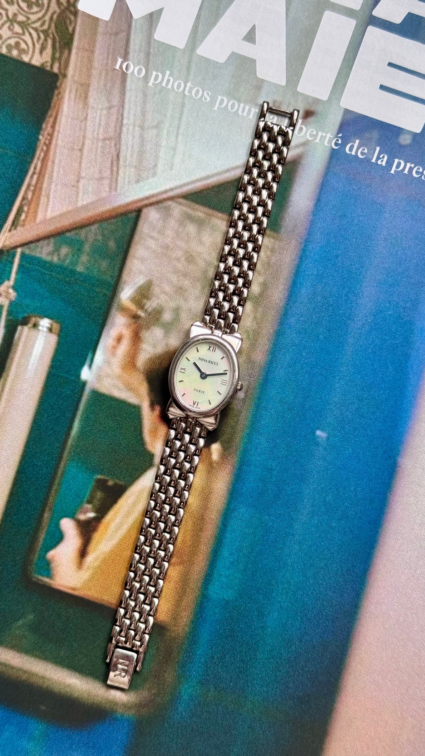 Nina Ricci vintage watch - Mother of Pearl dial