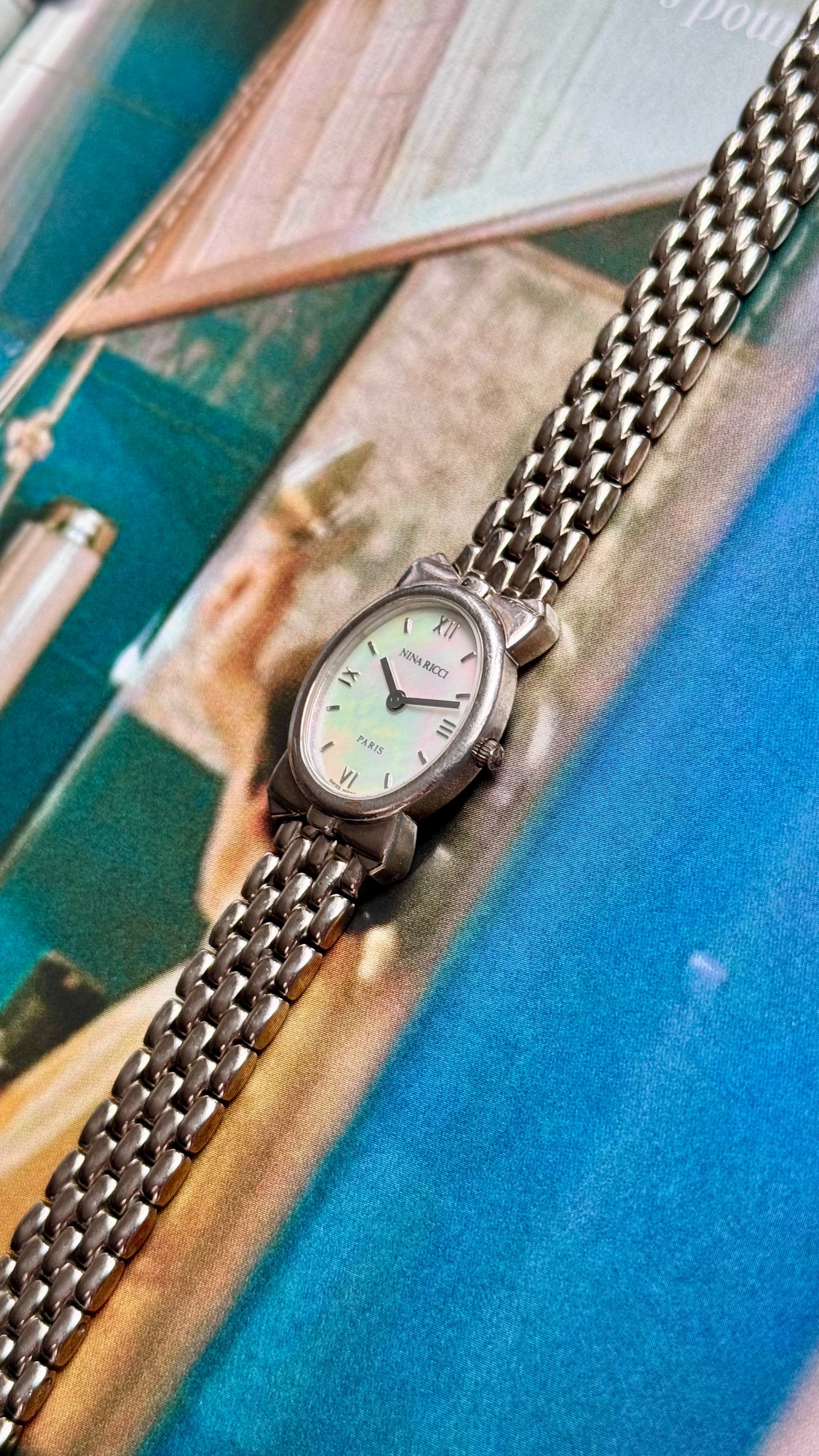Nina Ricci vintage watch - Mother of Pearl dial
