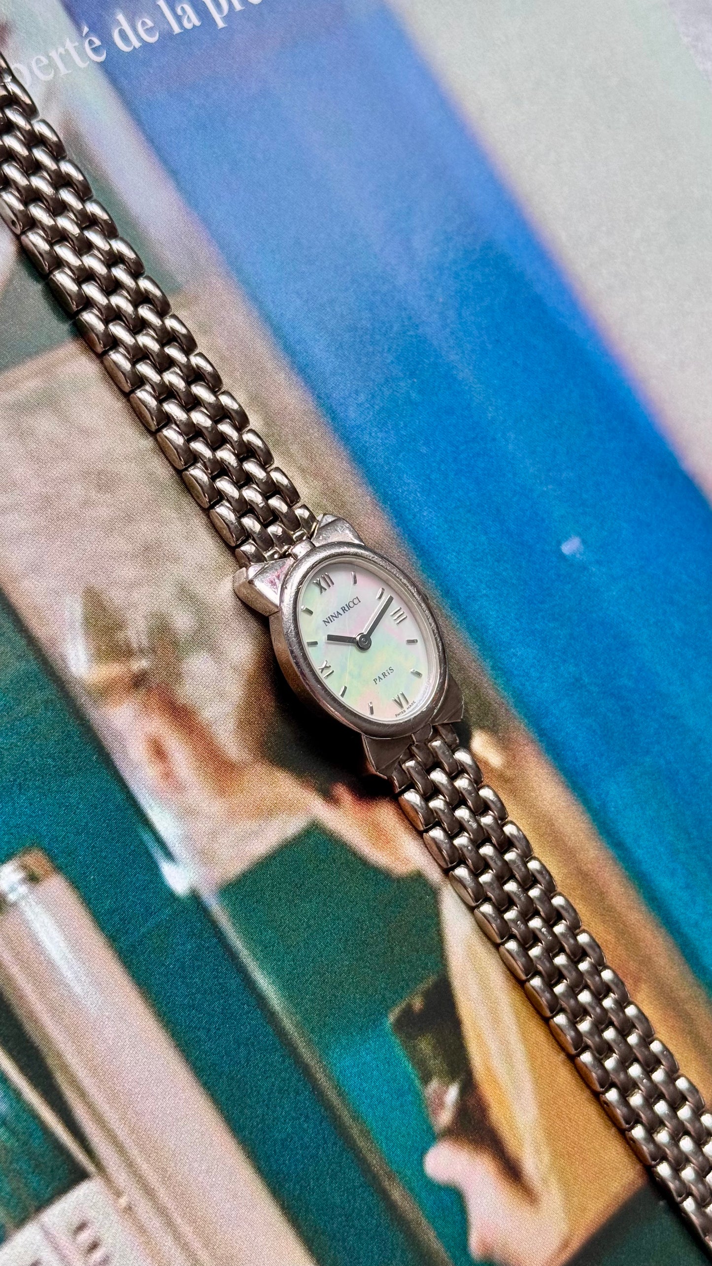 Nina Ricci vintage watch - Mother of Pearl dial