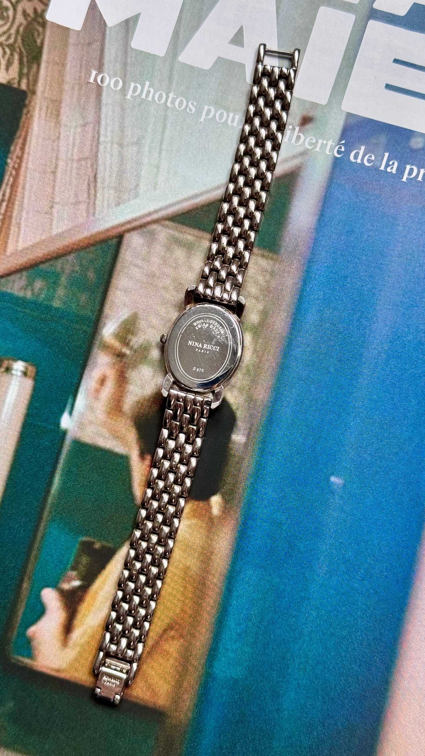 Nina Ricci vintage watch - Mother of Pearl dial