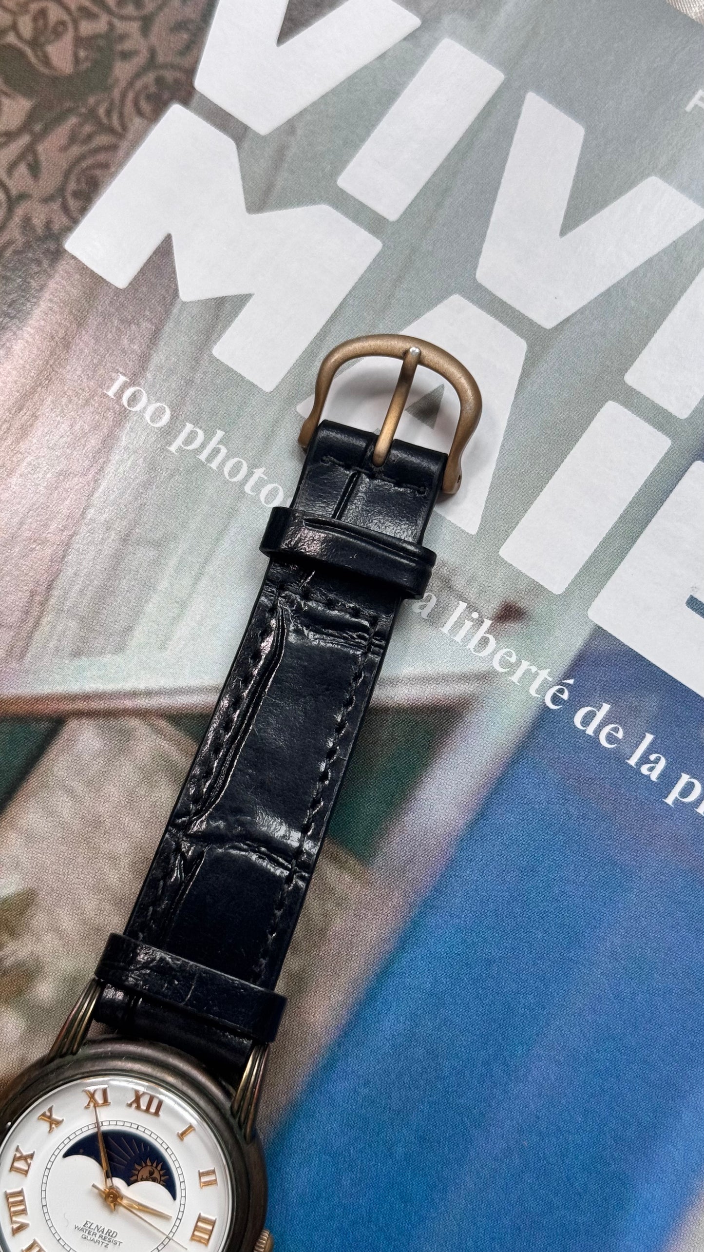 Elnard vintage watch - Moon calendar