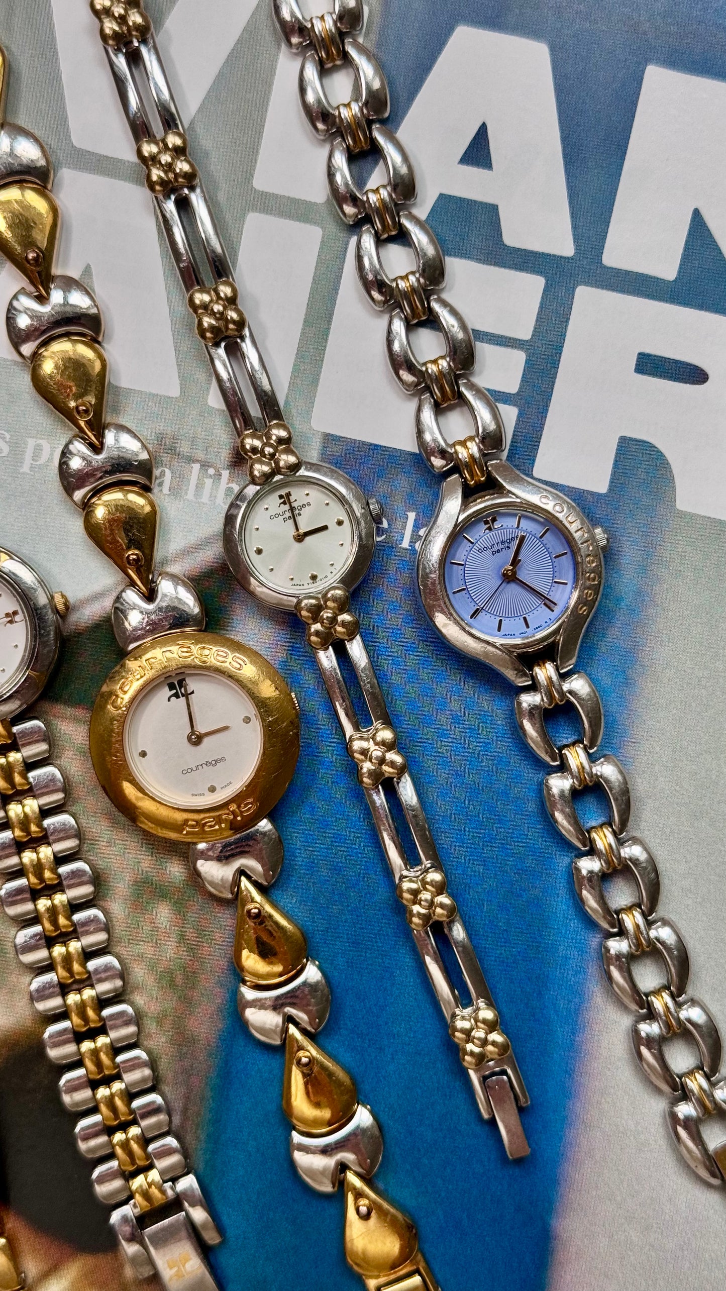 Courrèges Vintage Watch Collection - All Working