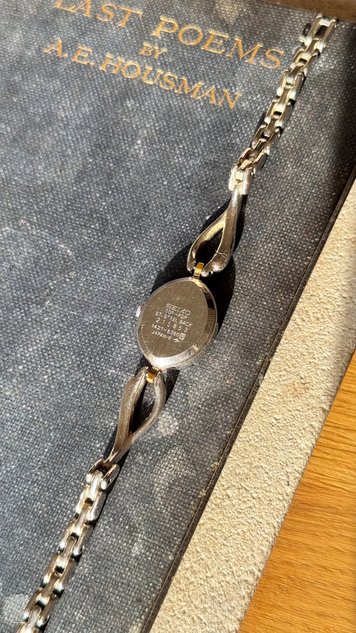 Super rare Marquise Dial Seiko Watch 1992 - Gold and palladium plated