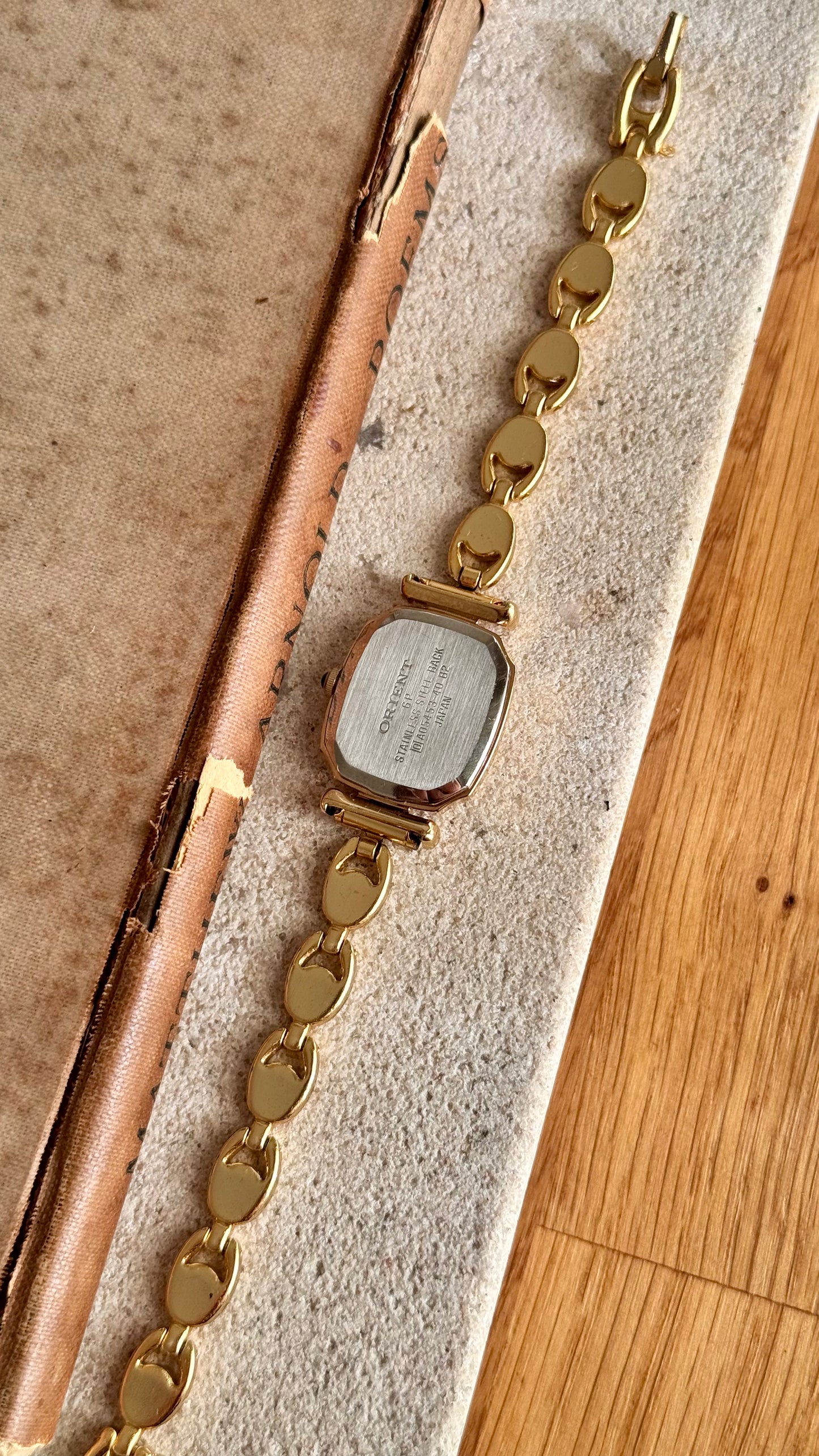 ORIENT vintage watch - 18ct gold plated