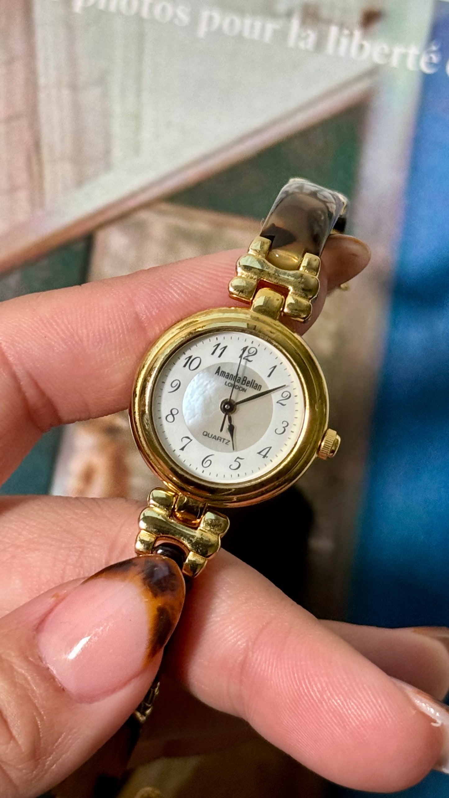 Autumn vibes - tortoiseshell inspired & gold vintage watches