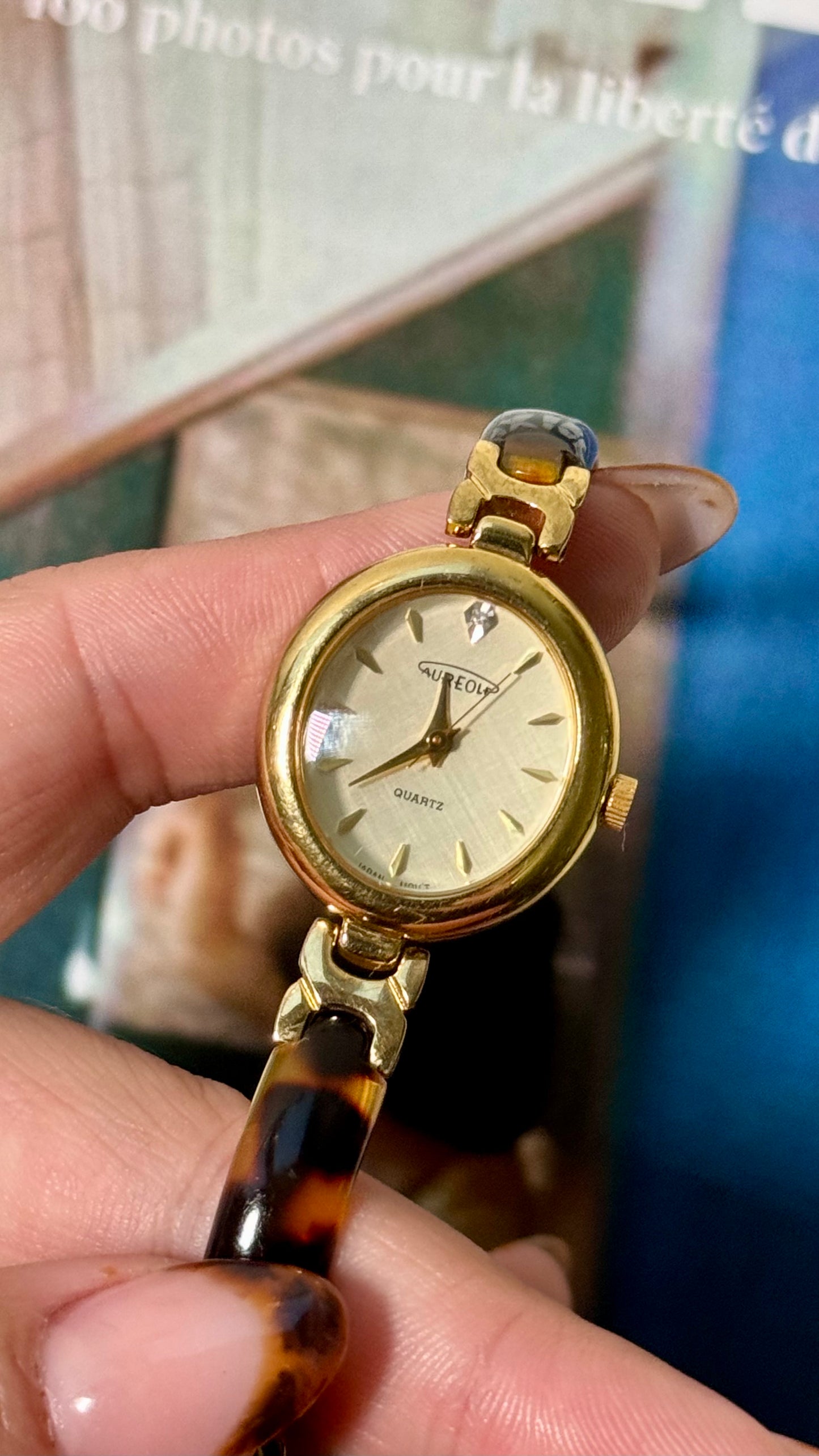 Autumn vibes - tortoiseshell inspired & gold vintage watches