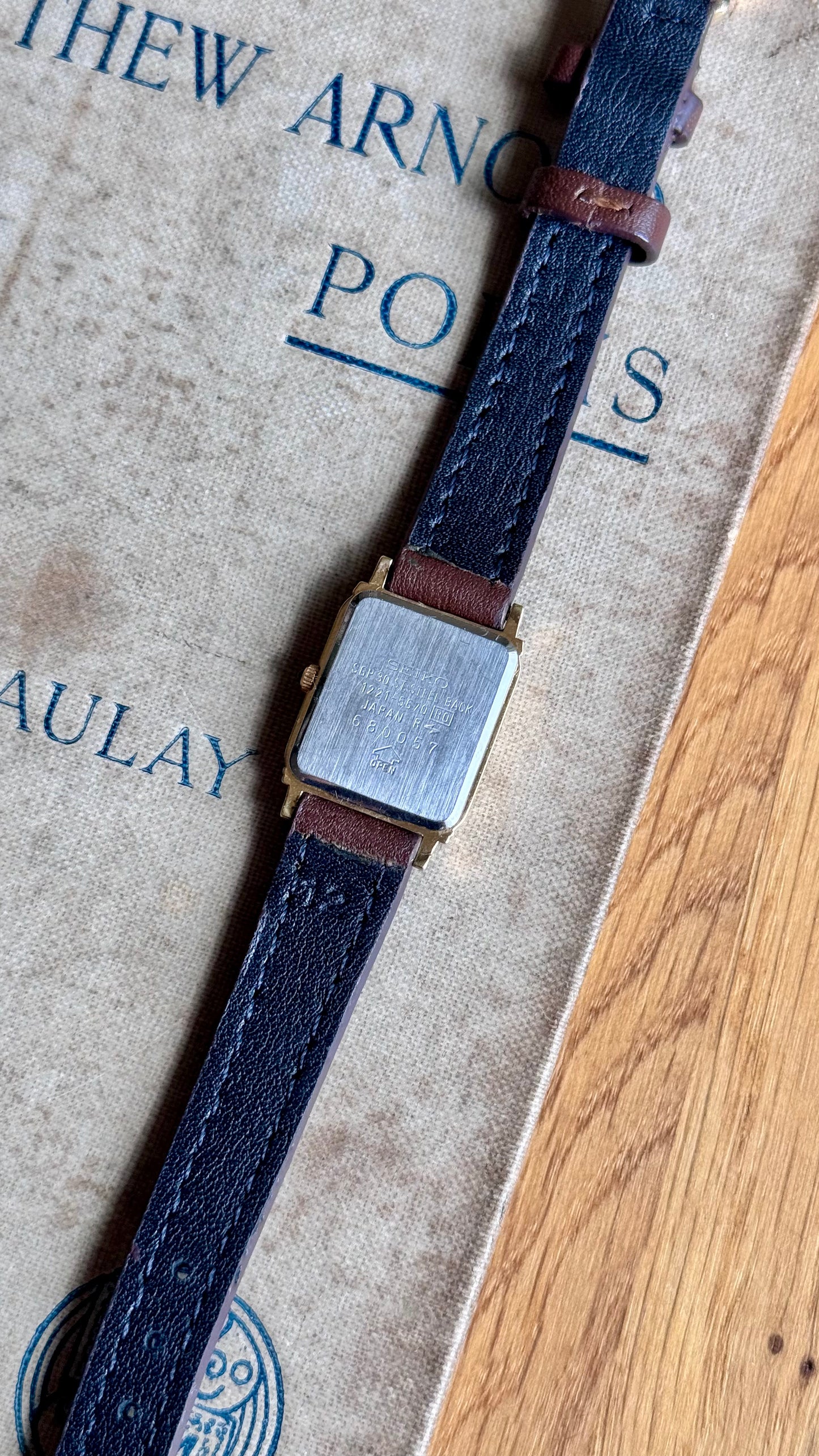 Vintage Seiko Exceline 1996 Watch - Gold Plated