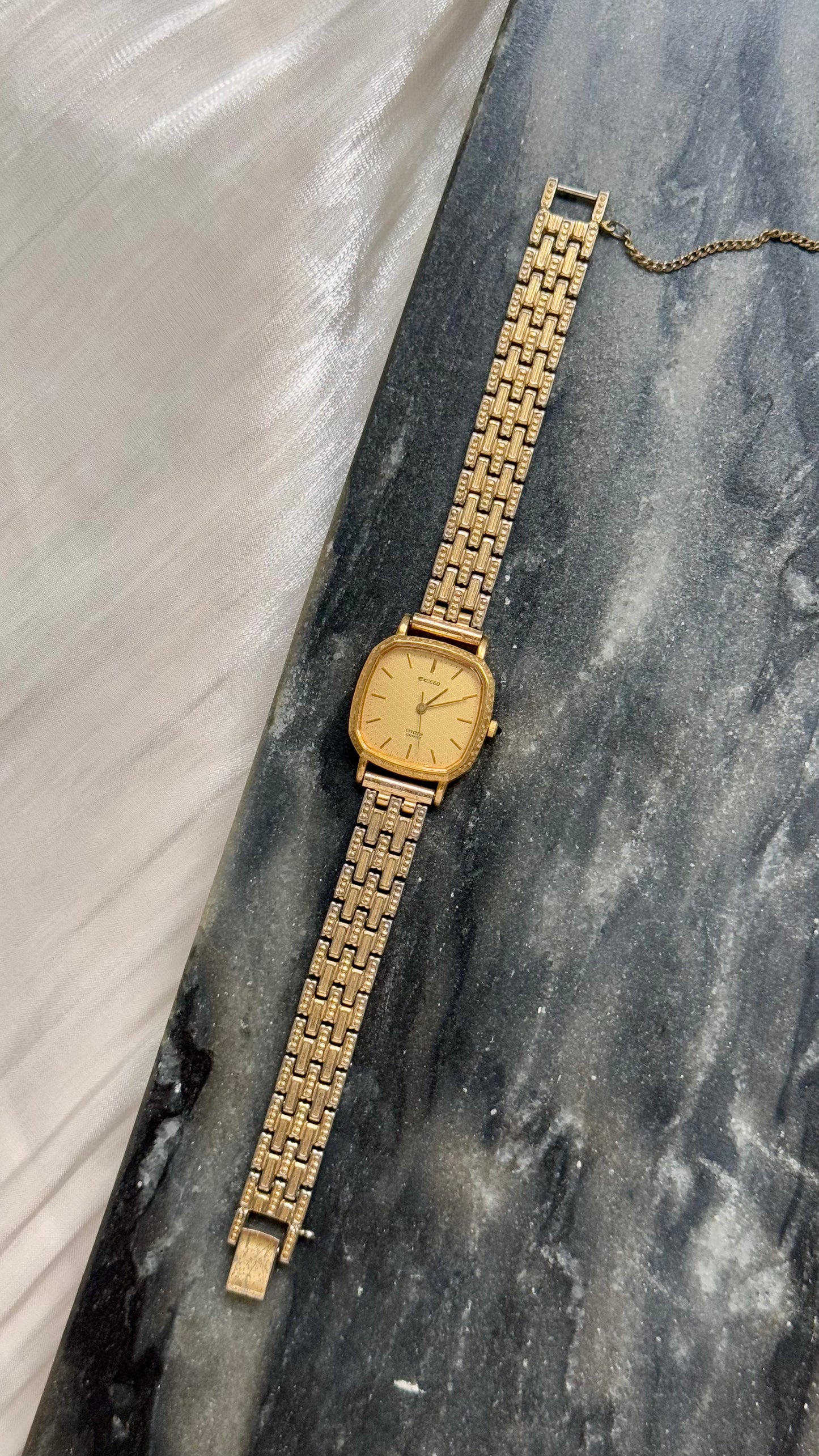 Citizen Exceed Vintage Watch - 30 Micron Gold Plated