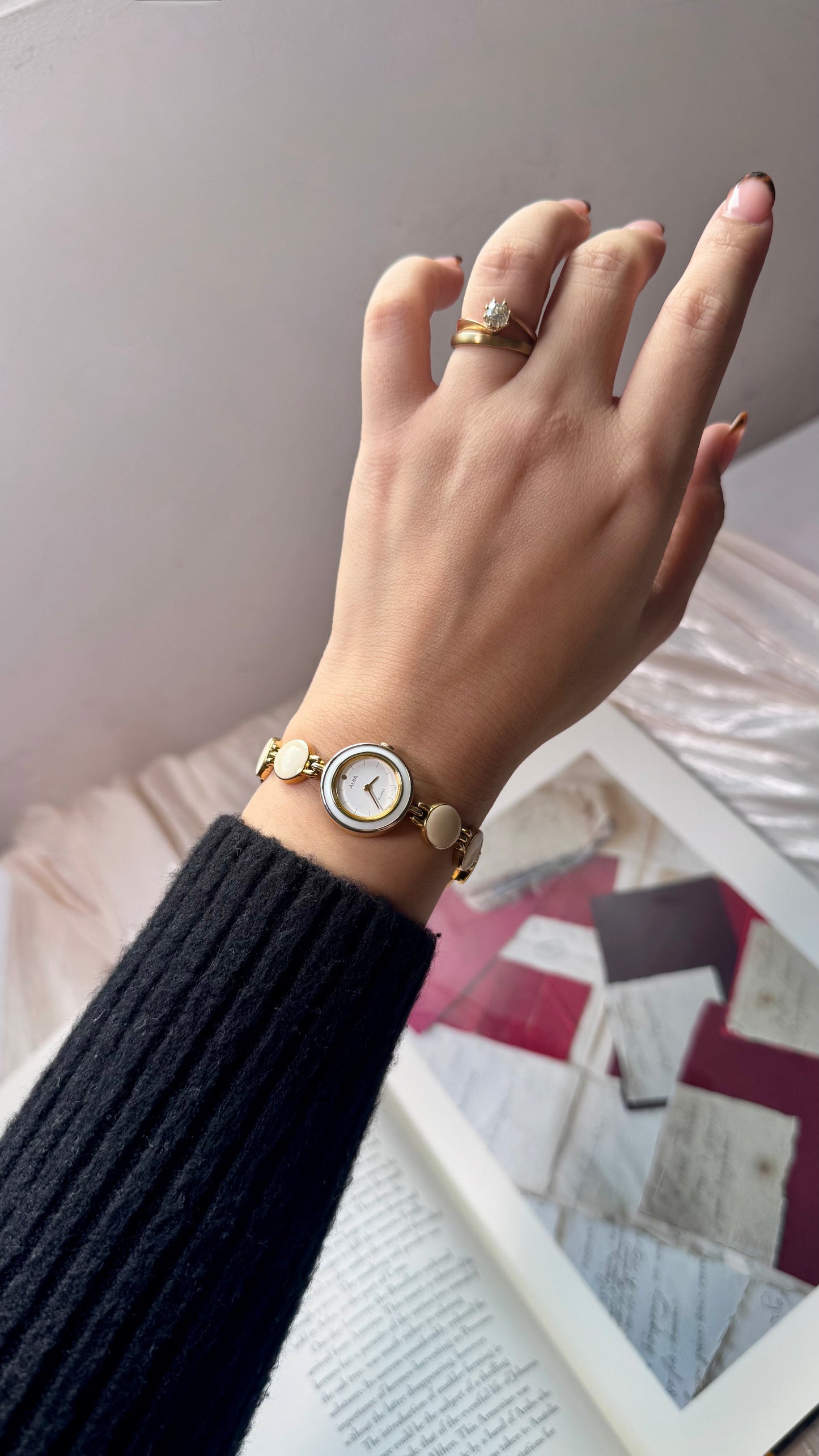 Dainty Gold Tone Watch Collection 1990s