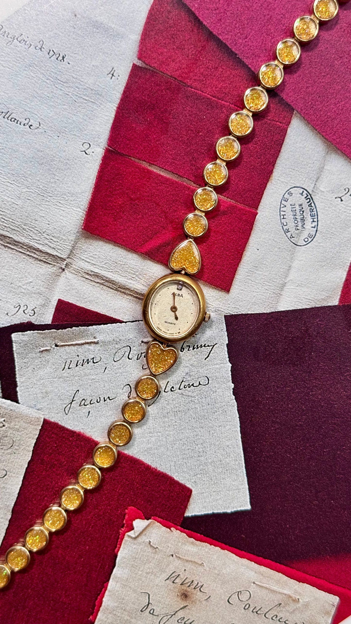 Dainty Gold Tone Watch Collection 1990s