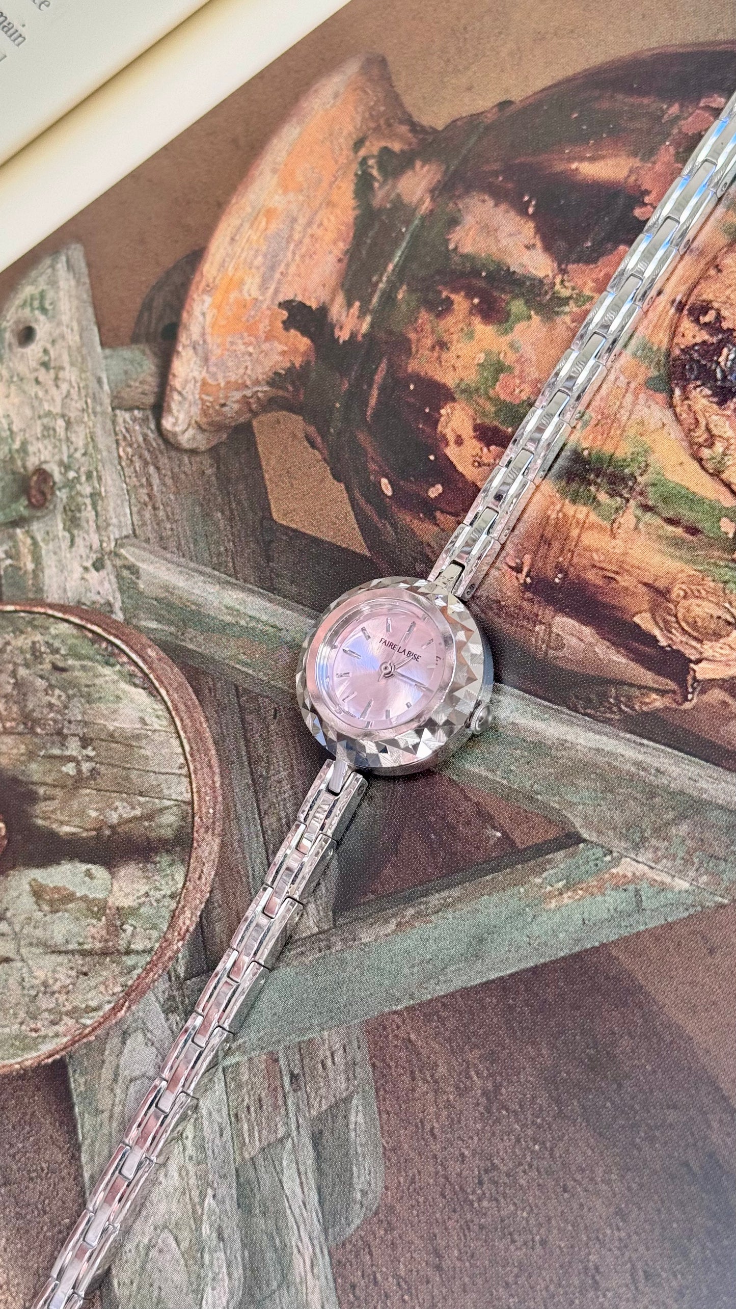 Faire La Bise vintage watch - Sterling silver