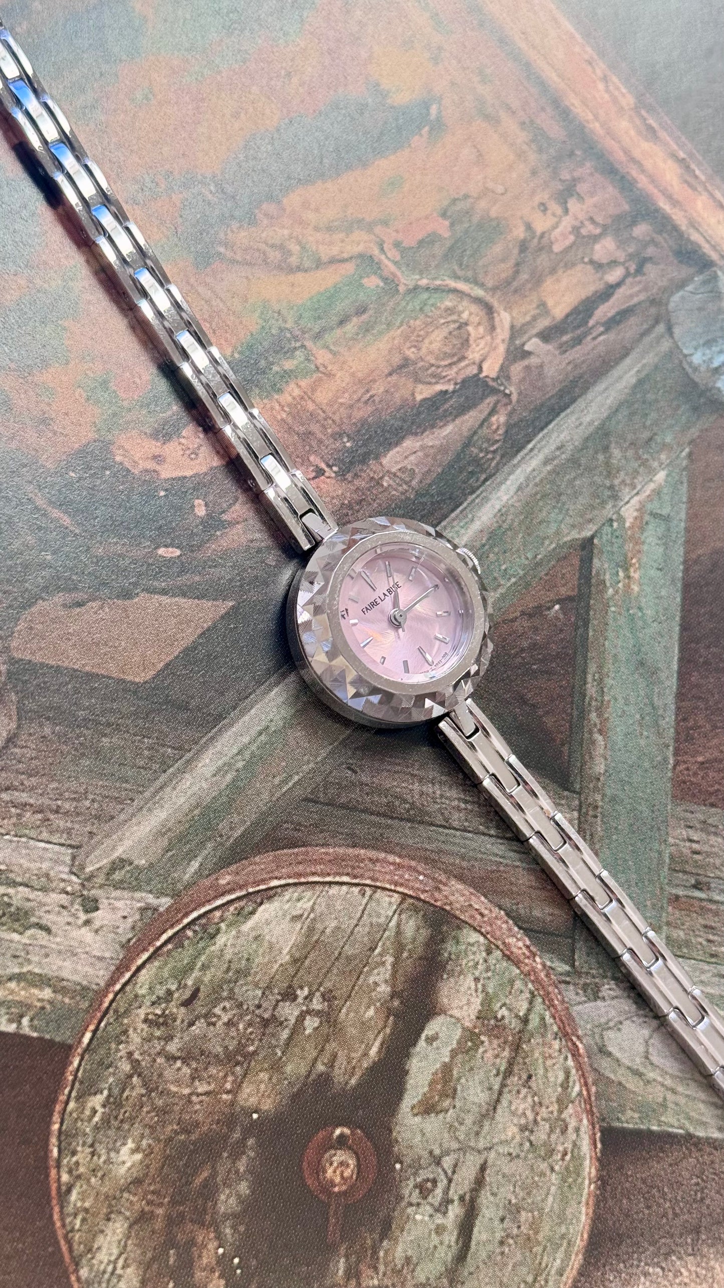 Faire La Bise vintage watch - Sterling silver