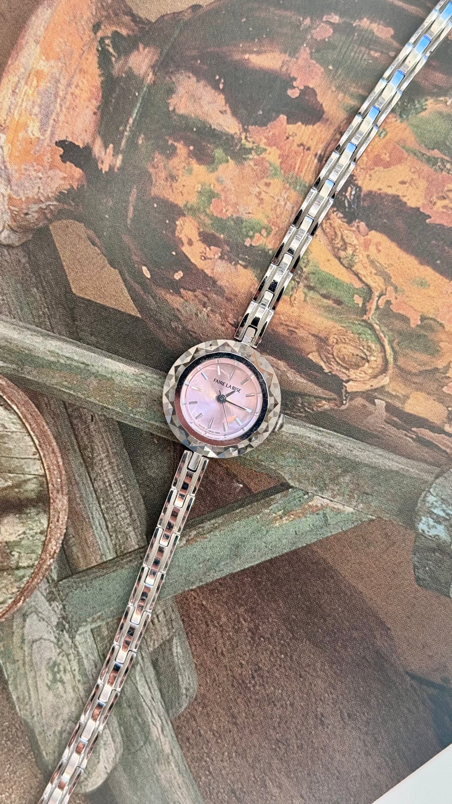 Faire La Bise vintage watch - Sterling silver