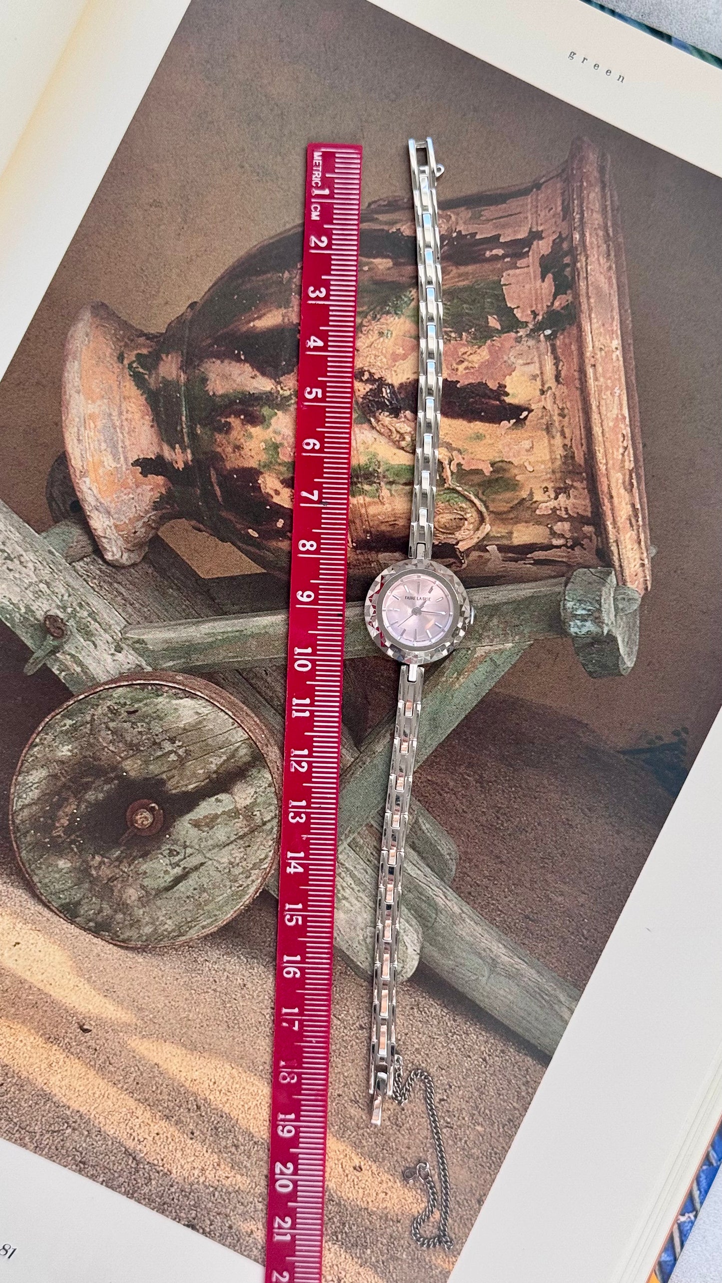 Faire La Bise vintage watch - Sterling silver