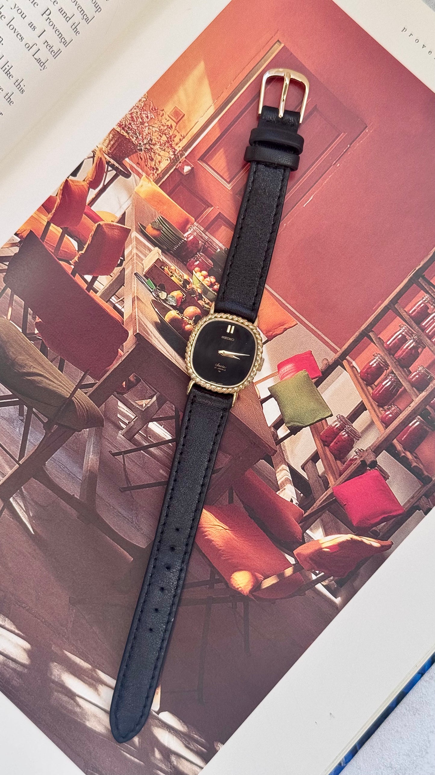 Vintage Seiko Socie 1976 Watch - Gold Plated