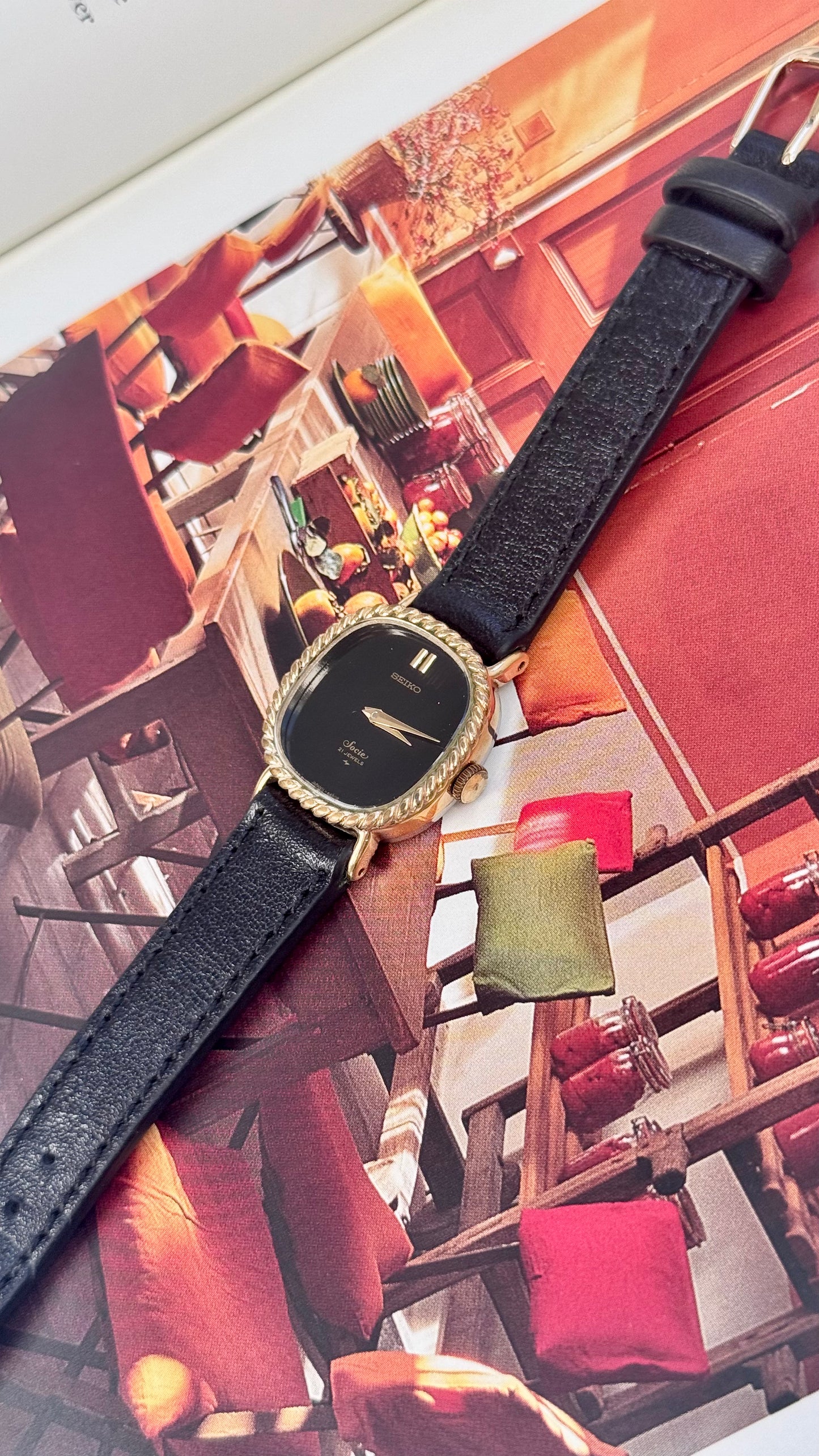 Vintage Seiko Socie 1976 Watch - Gold Plated