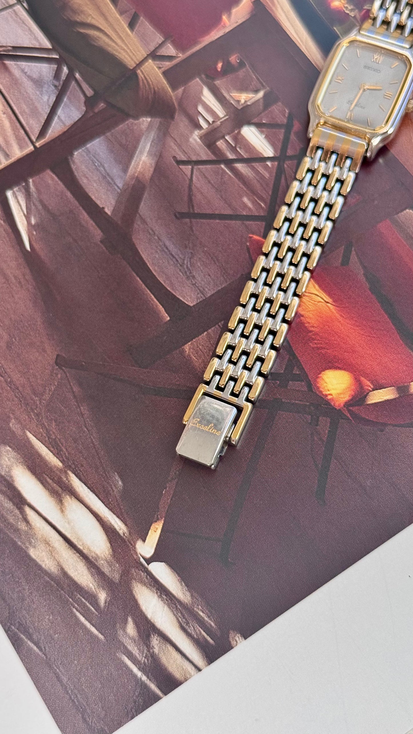 Rare Vintage Seiko Exceline Watch 1997