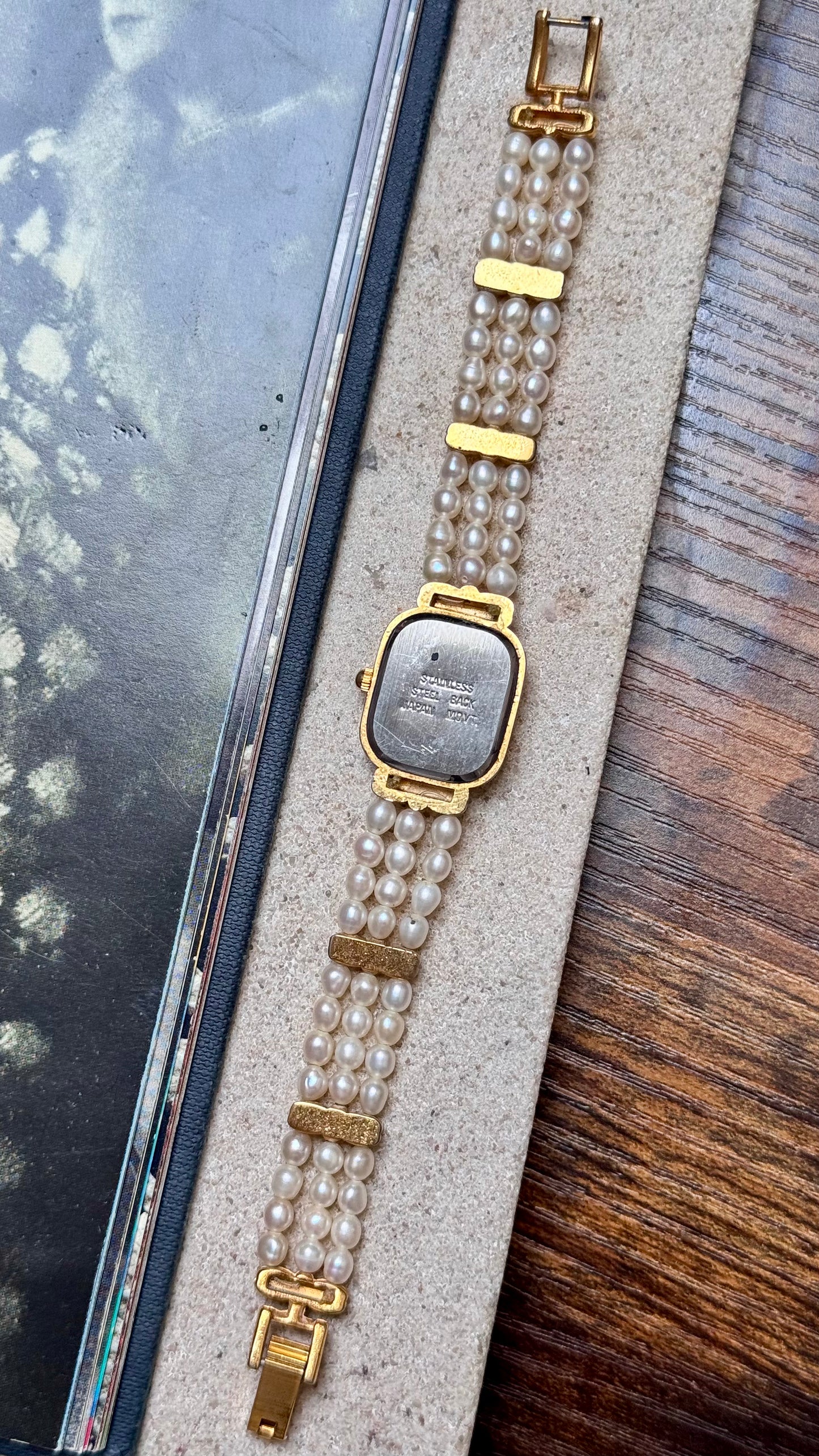 Japanese Fresh Water Pearl Vintage Watch