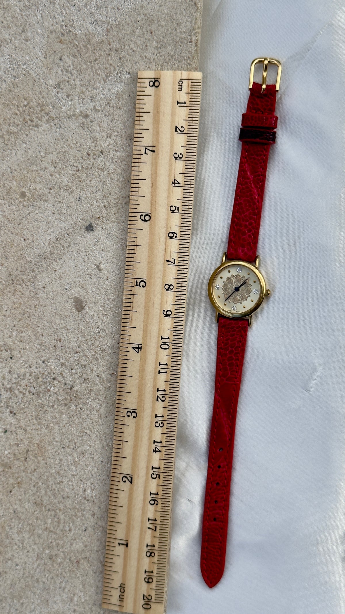 1200th Anniversary Commemorative Watch of Heian Capital (Kyoto) 1994 - mandala lotus pattern dial
