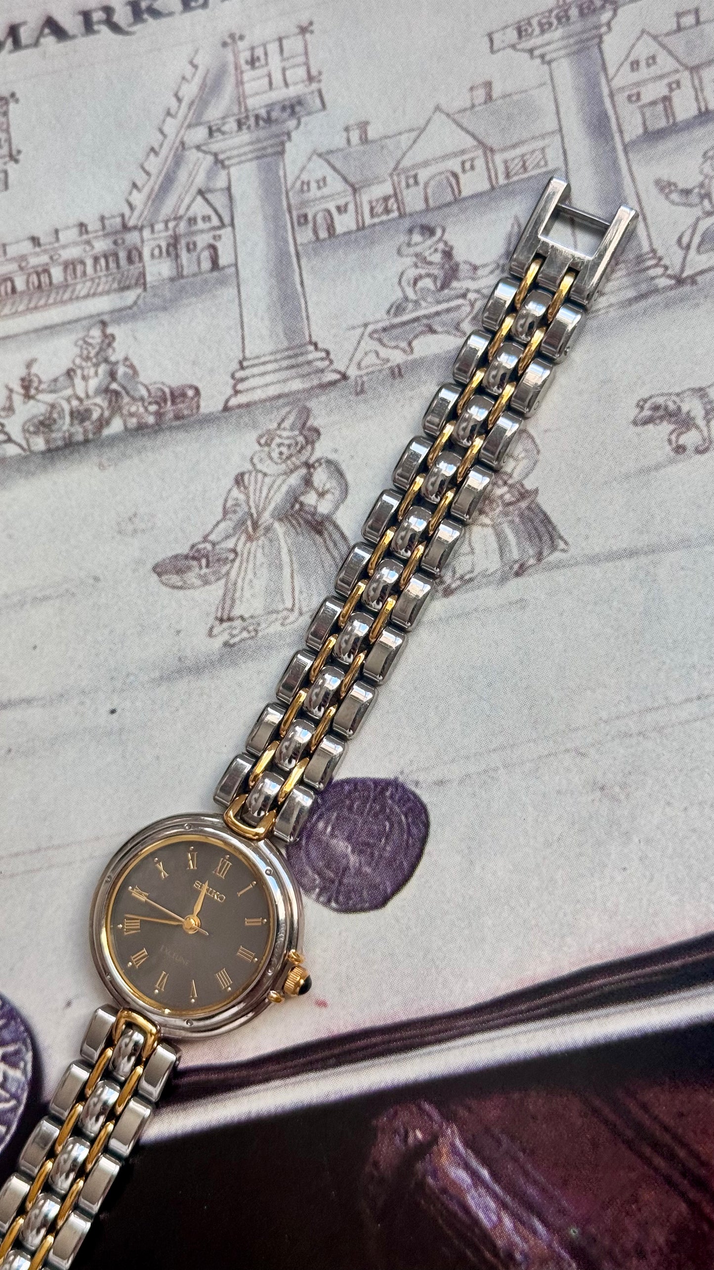 Rare Vintage Seiko Exceline Watch 1995