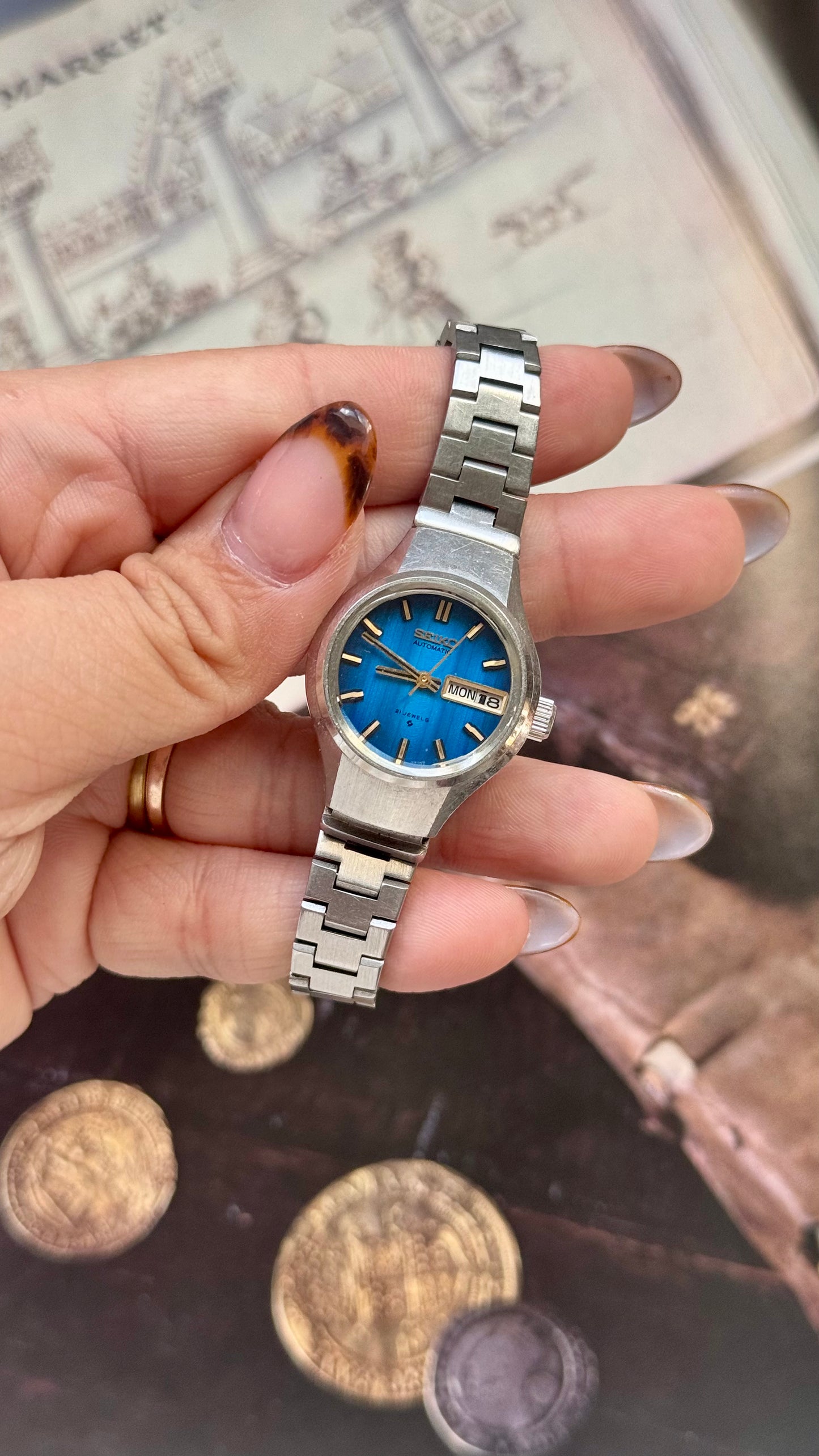 Rare Vintage Seiko Automatic 1973 Watch