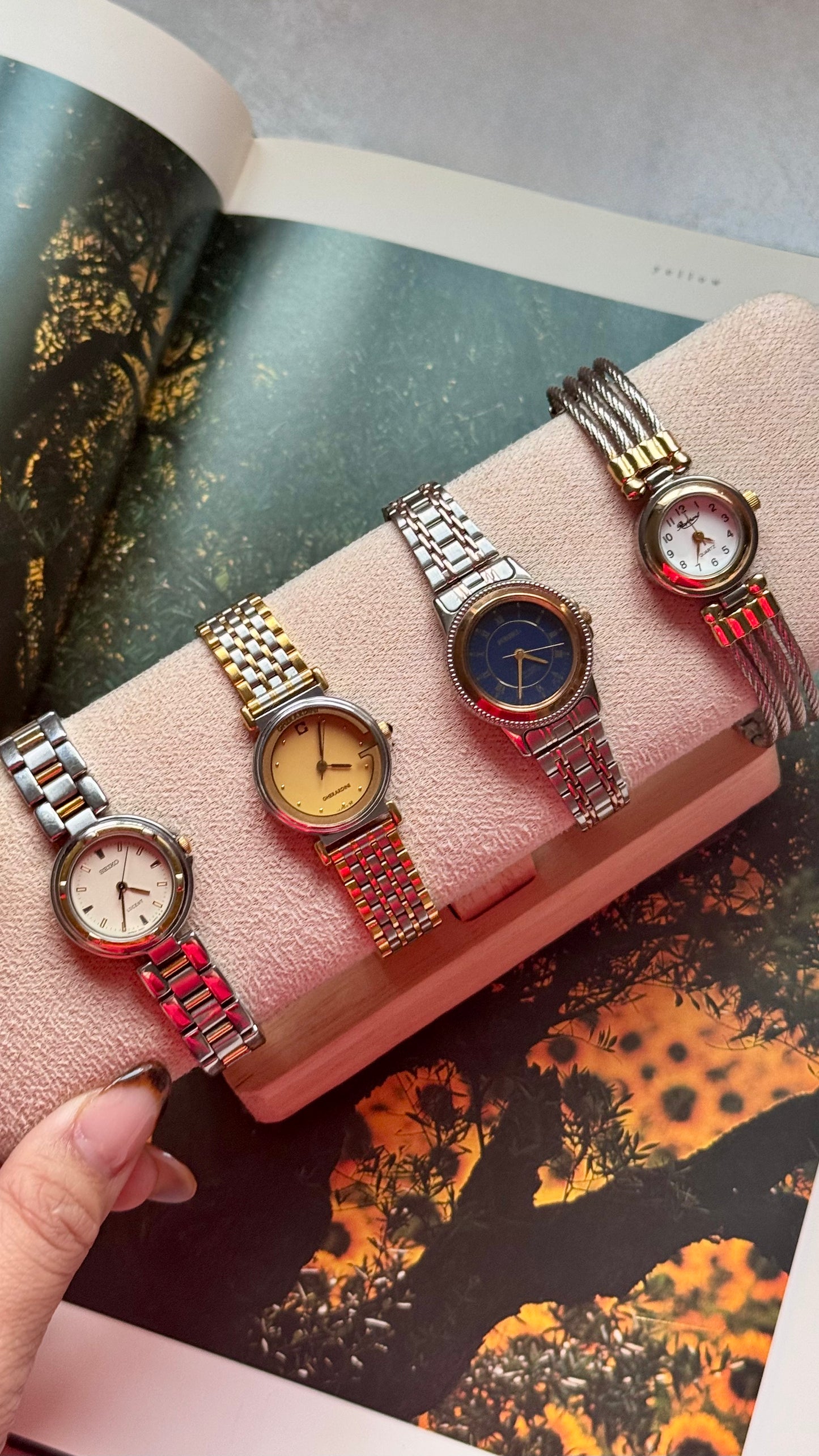Dainty Duo-tone Watch Collection 1990s