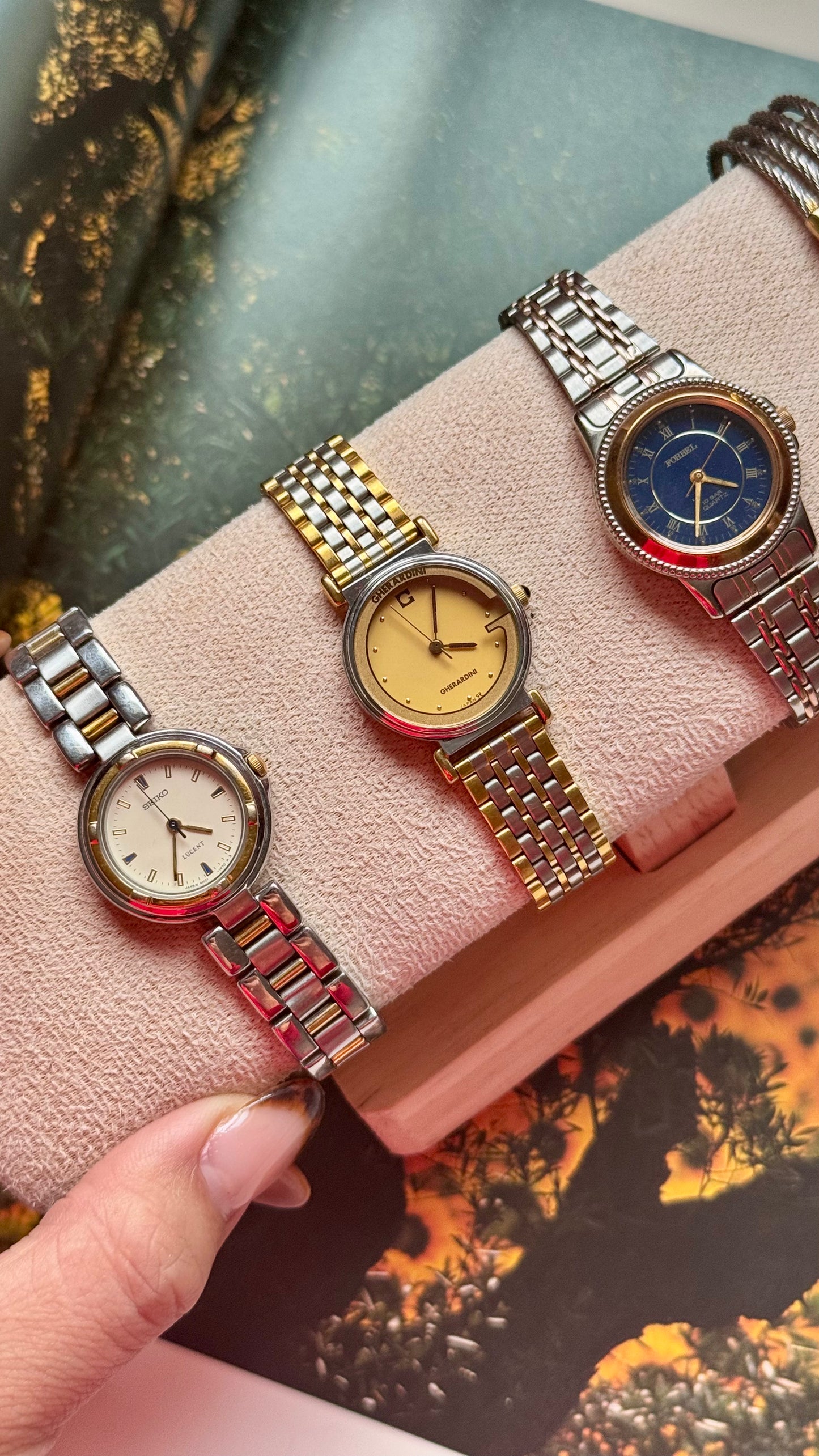Dainty Duo-tone Watch Collection 1990s