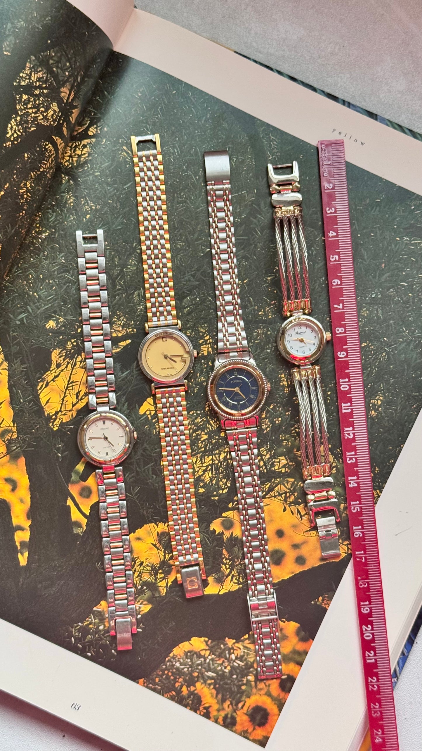 Dainty Duo-tone Watch Collection 1990s