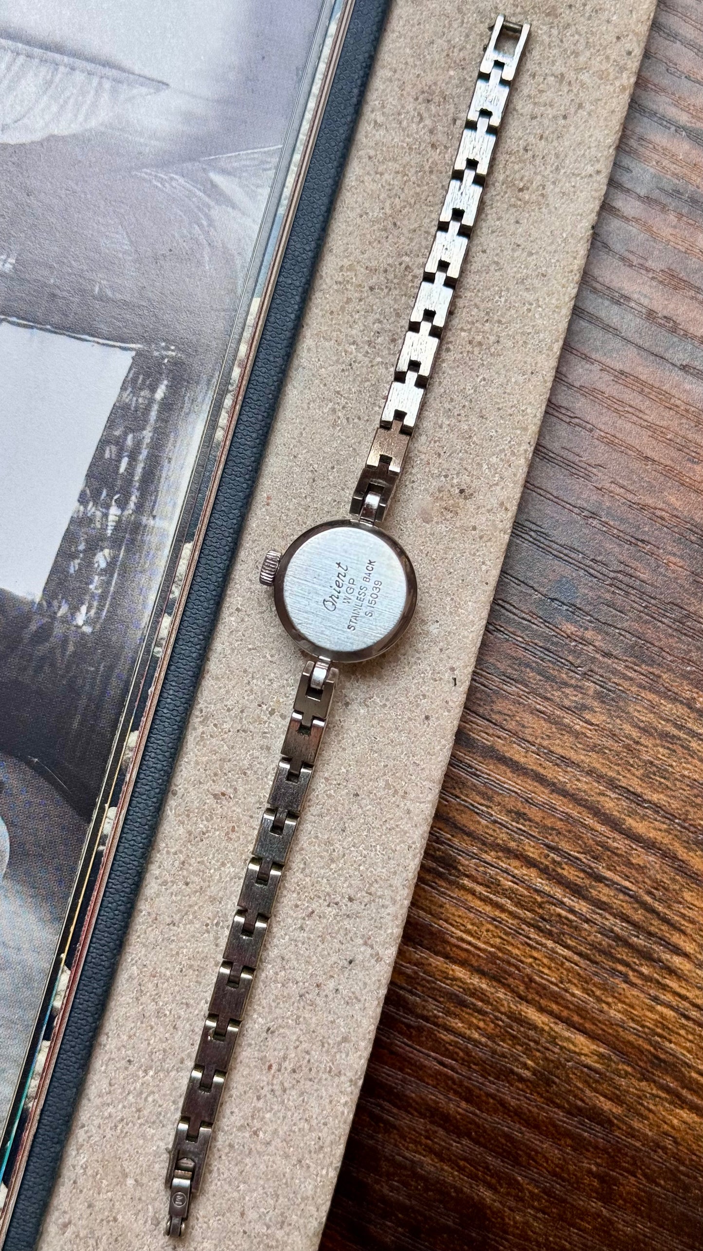 Super Rare 1960s Orient Chanel vintage watch - White gold plated