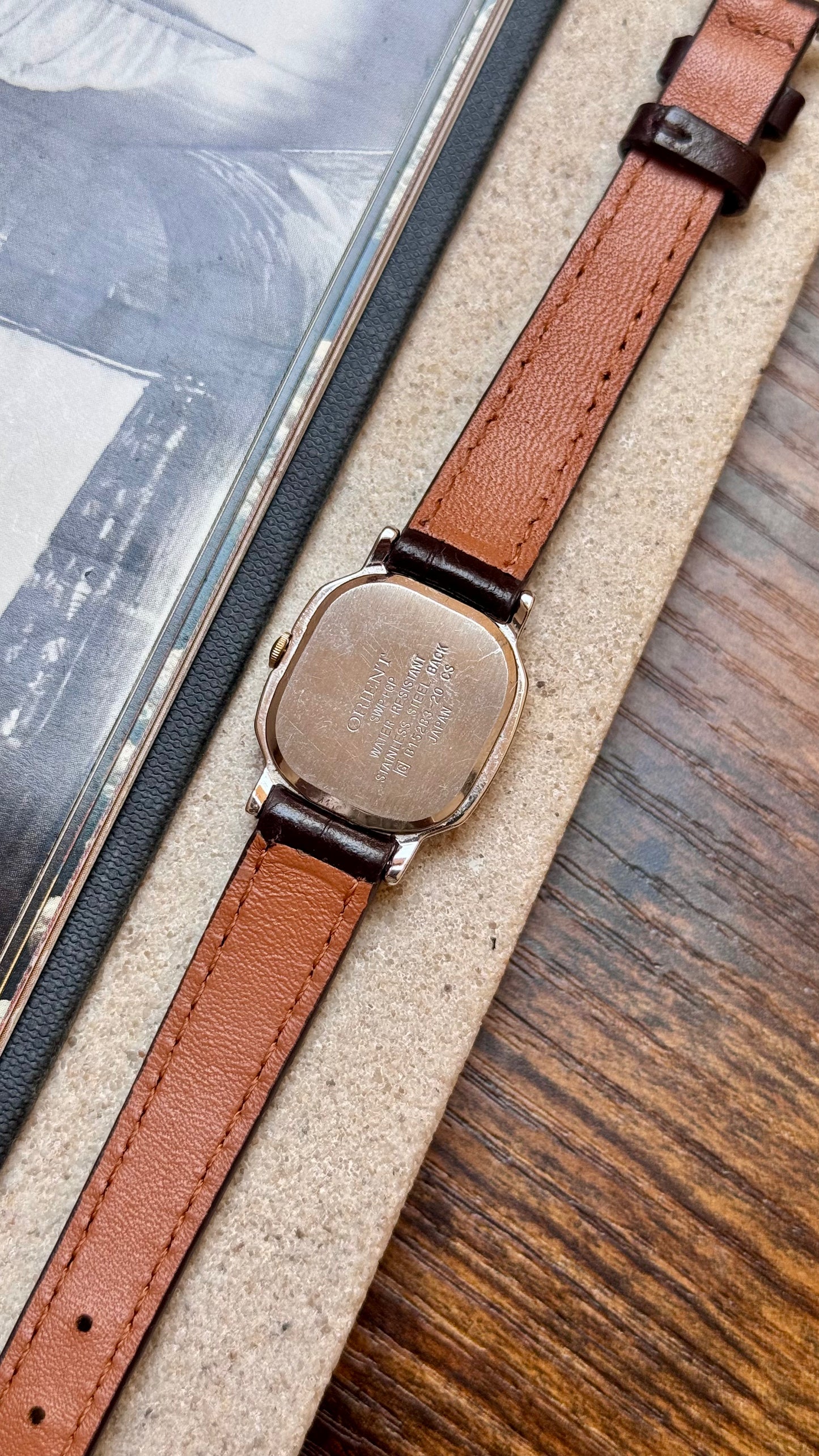 ORIENT VX Vintage Watch 1980s - White gold and gold plated