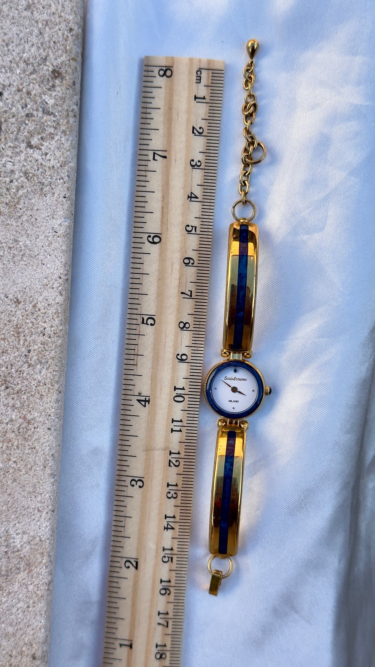 Sordi Ermanno Milano Vintage Watch 1990s - Blue Enamel