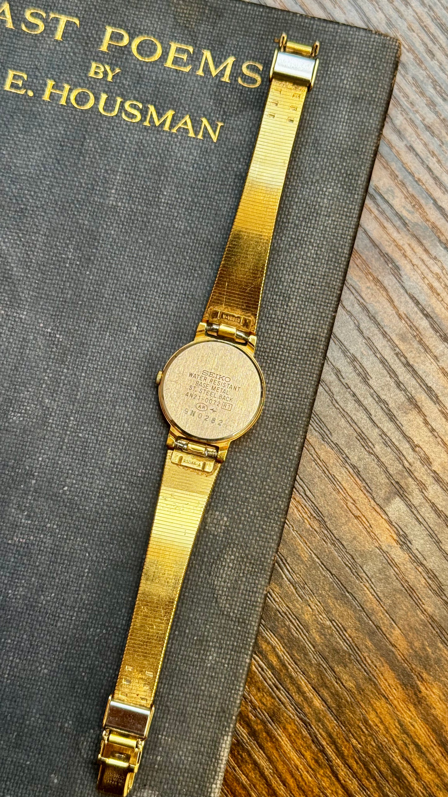 Classic Vintage Seiko Watch 1989 - 18k Gold Plated