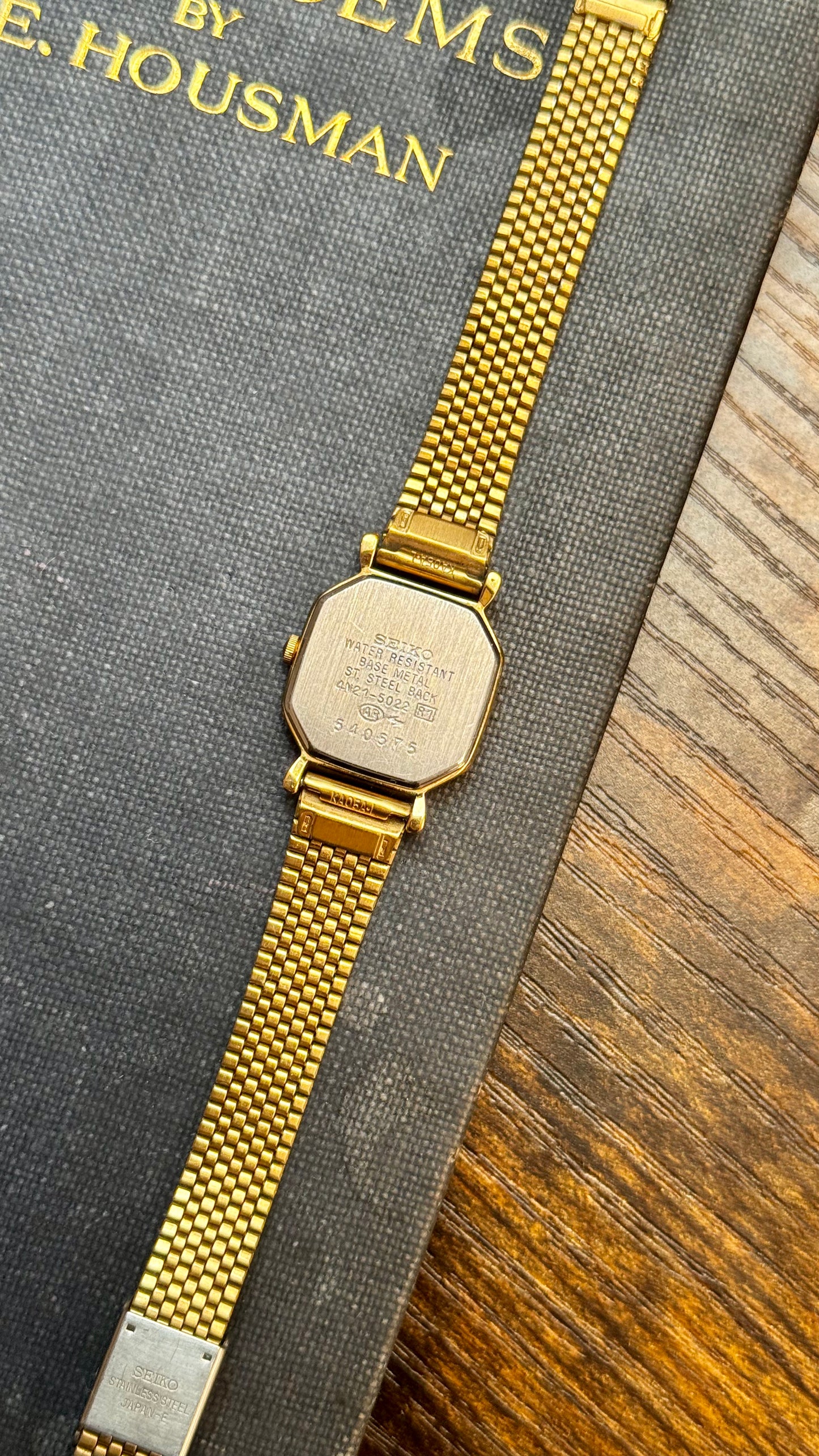 Super Rare Seiko Watch 1995 - 18k Gold Plated