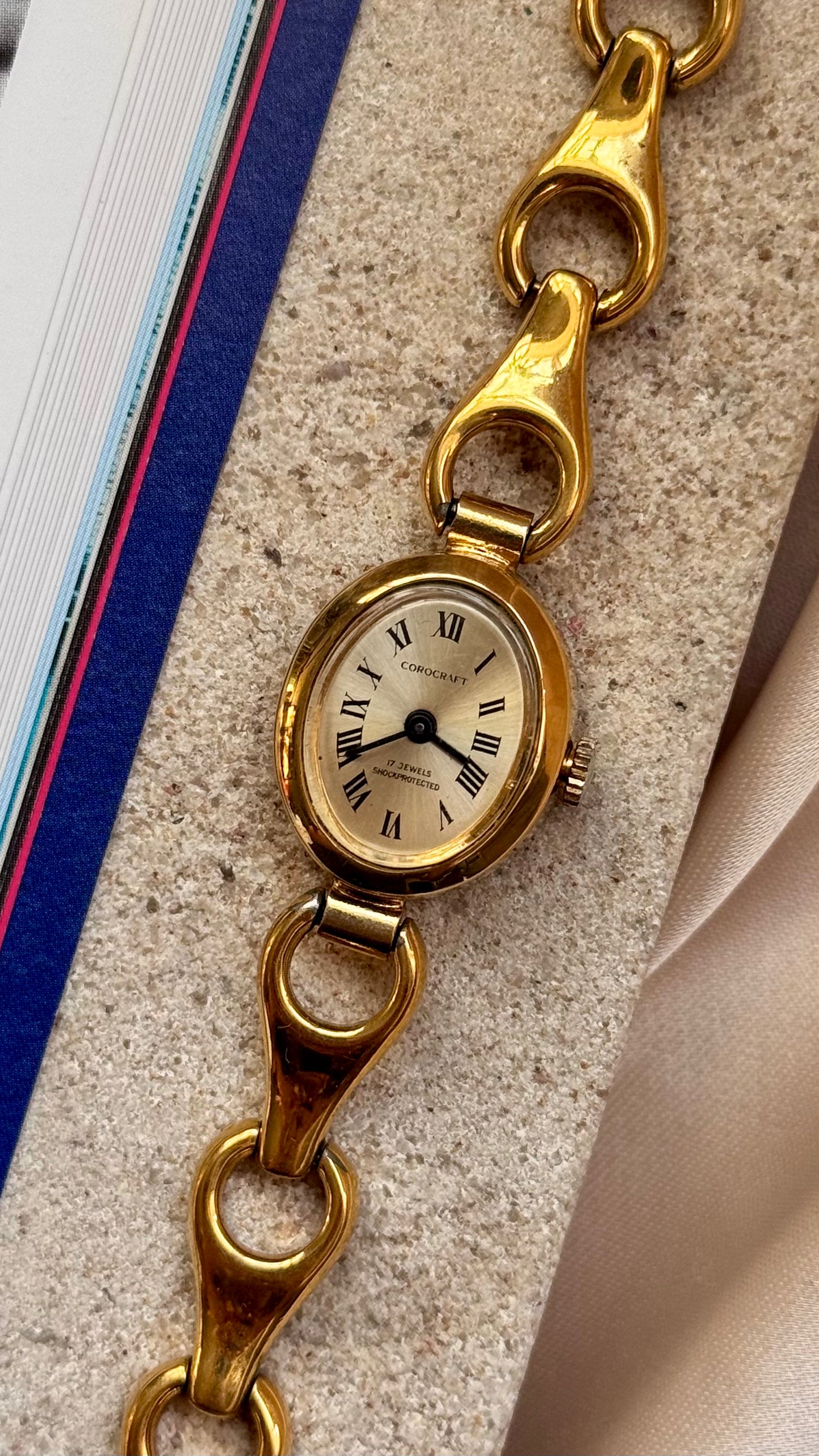 Corocraft mechanical vintage watch 1970s