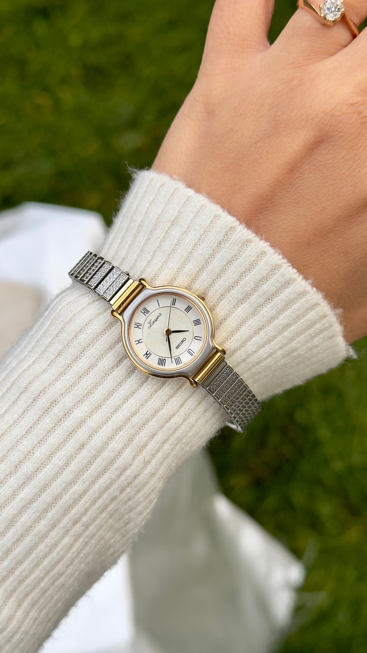 Seiko L'espoir Vintage Watch 1999 - stretch band