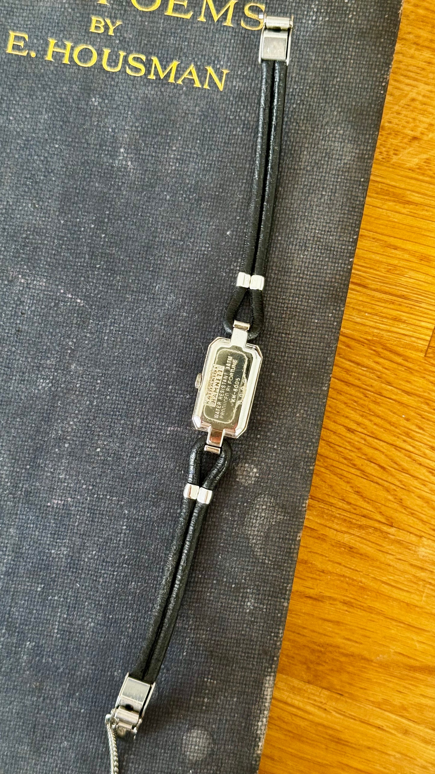 Dainty Katharine Hamnett London vintage watch 1990s - rope bracelet