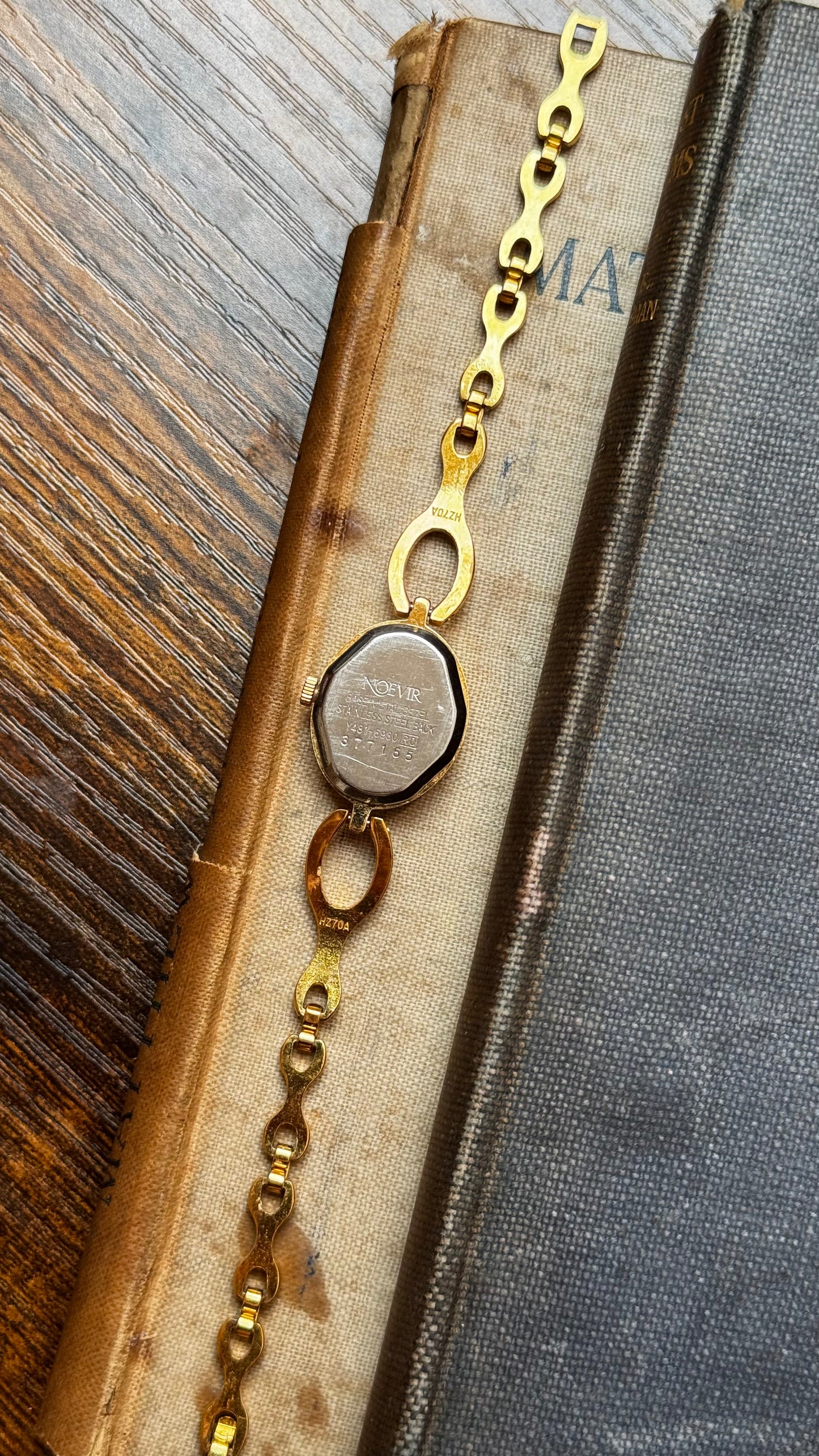 Vintage Noevir Watch 1990s - Gold Plated